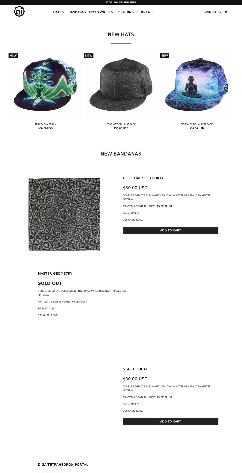 michaeloprisko.com — Shopify storefront screenshot