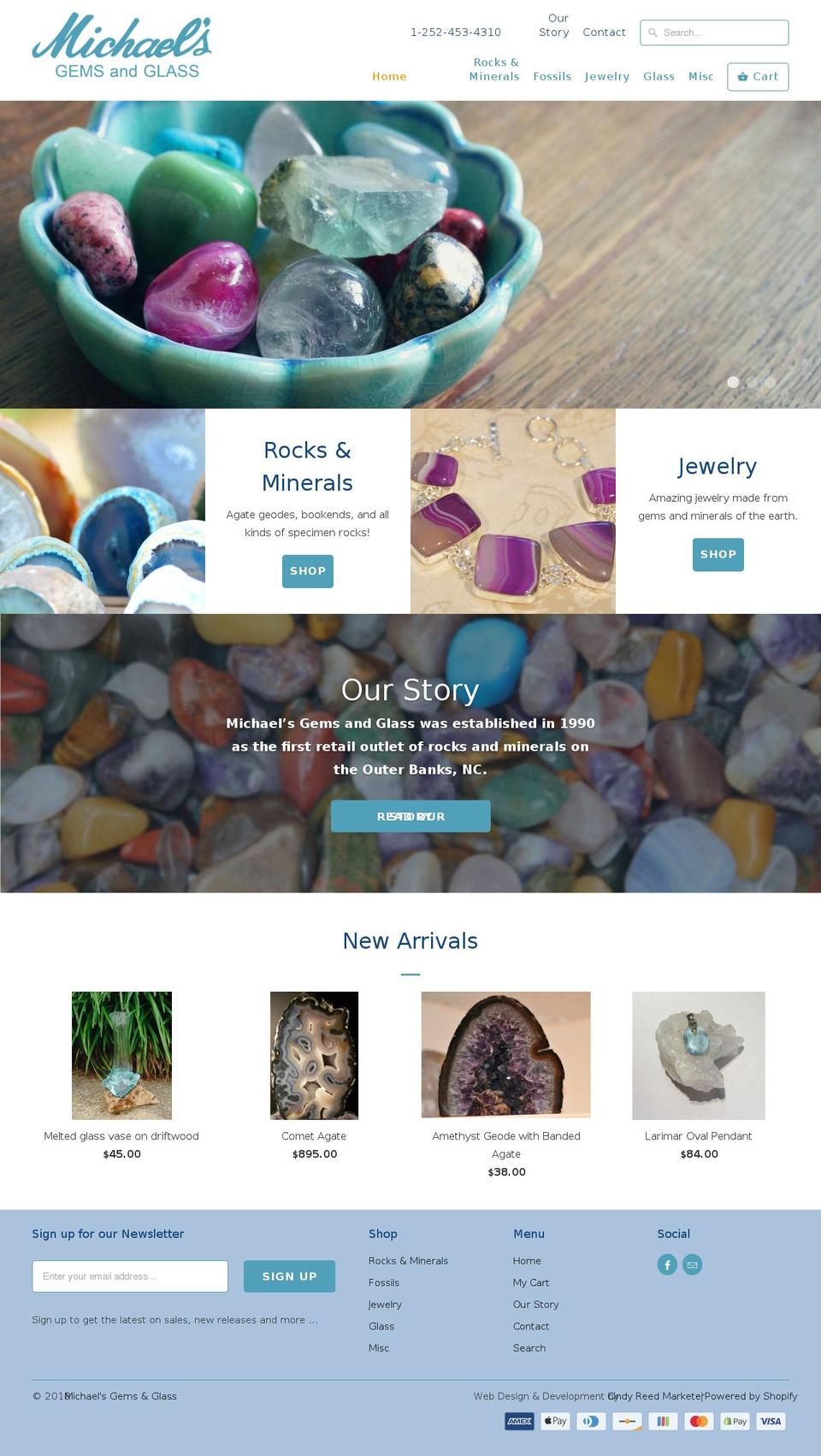 michaelsgems.com — Shopify store on .com