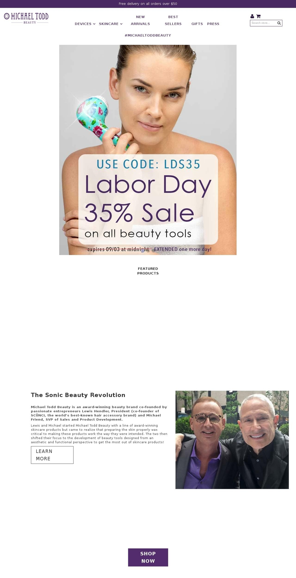 Redesign_8_feb_18 Shopify theme site example michaeltoddbeauty.biz