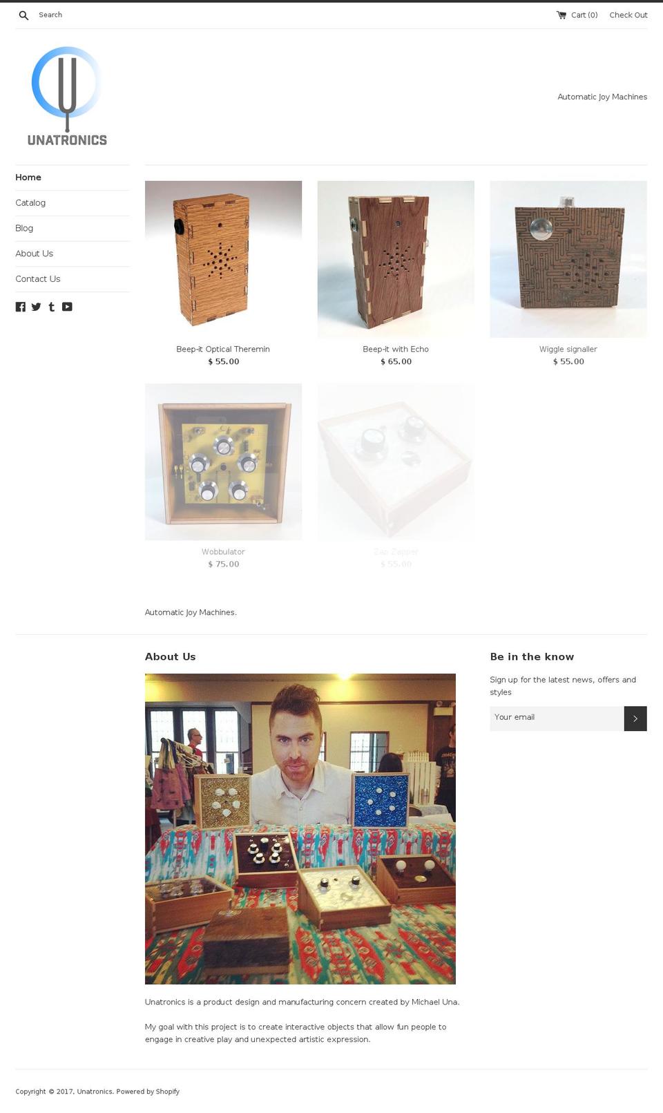 michaeluna.com shopify website screenshot