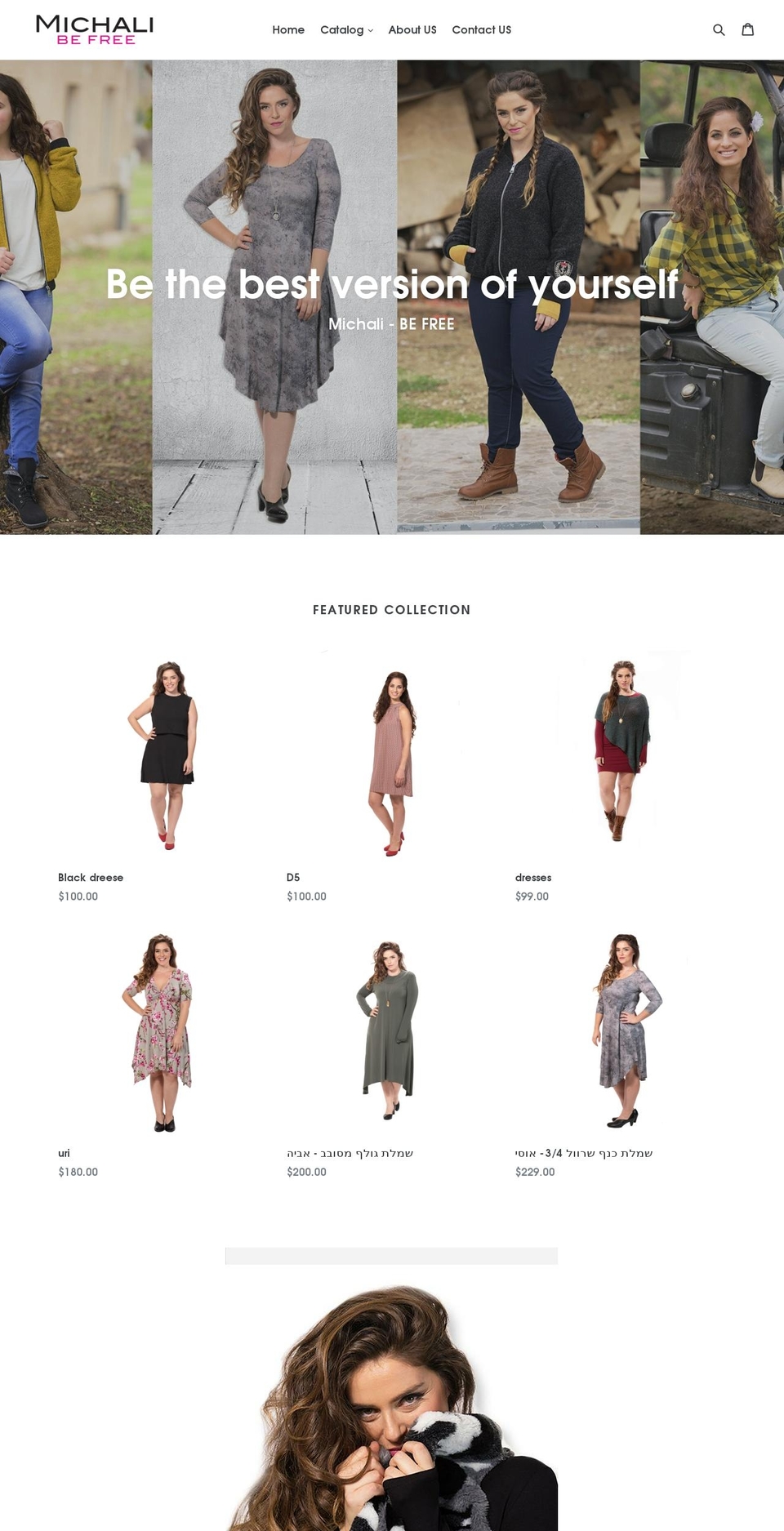 michalibefree.net shopify website screenshot