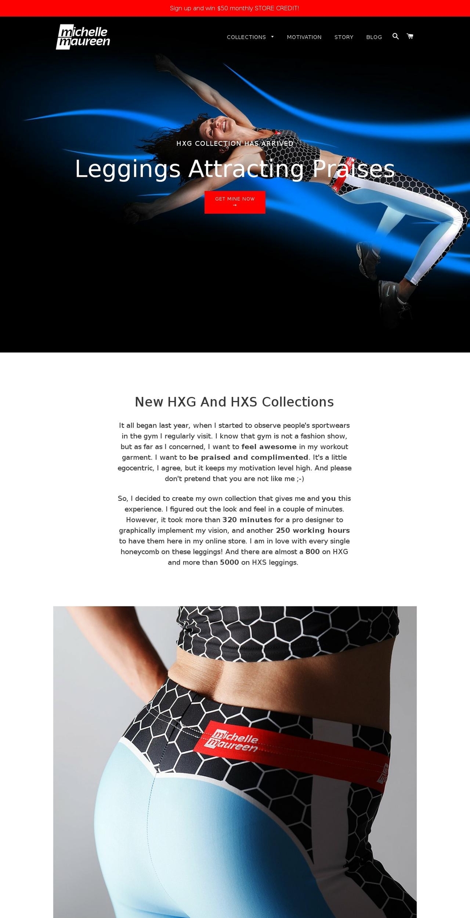 michelle-maureen.com — Shopify storefront screenshot