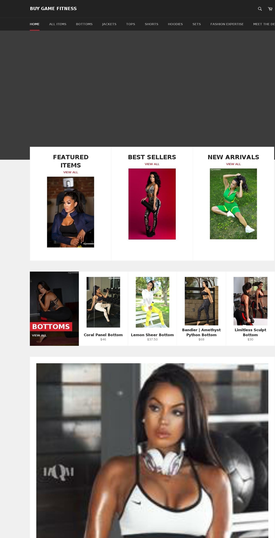 michellegame.com — Shopify storefront screenshot