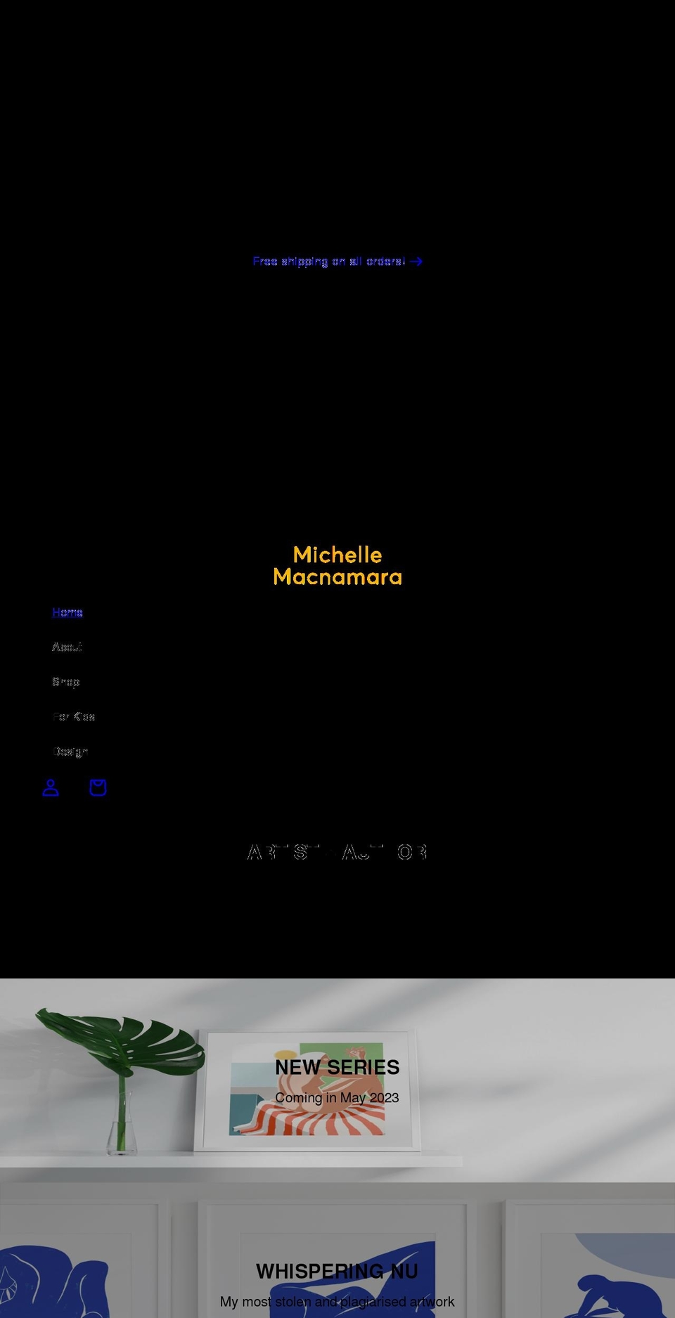 michellemacnamara.com shopify website screenshot