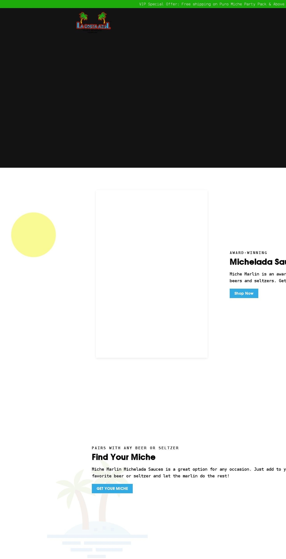 michemarlin.com shopify website screenshot