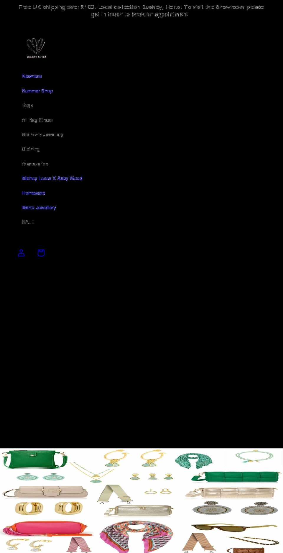 micheyloves.com shopify website screenshot