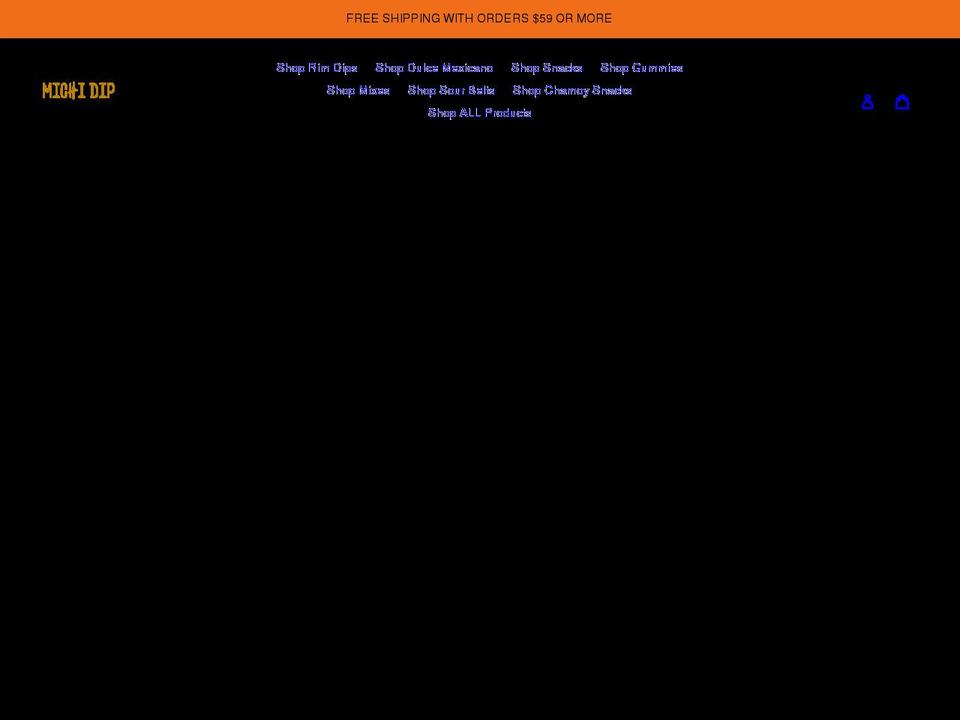michidip.com shopify website screenshot
