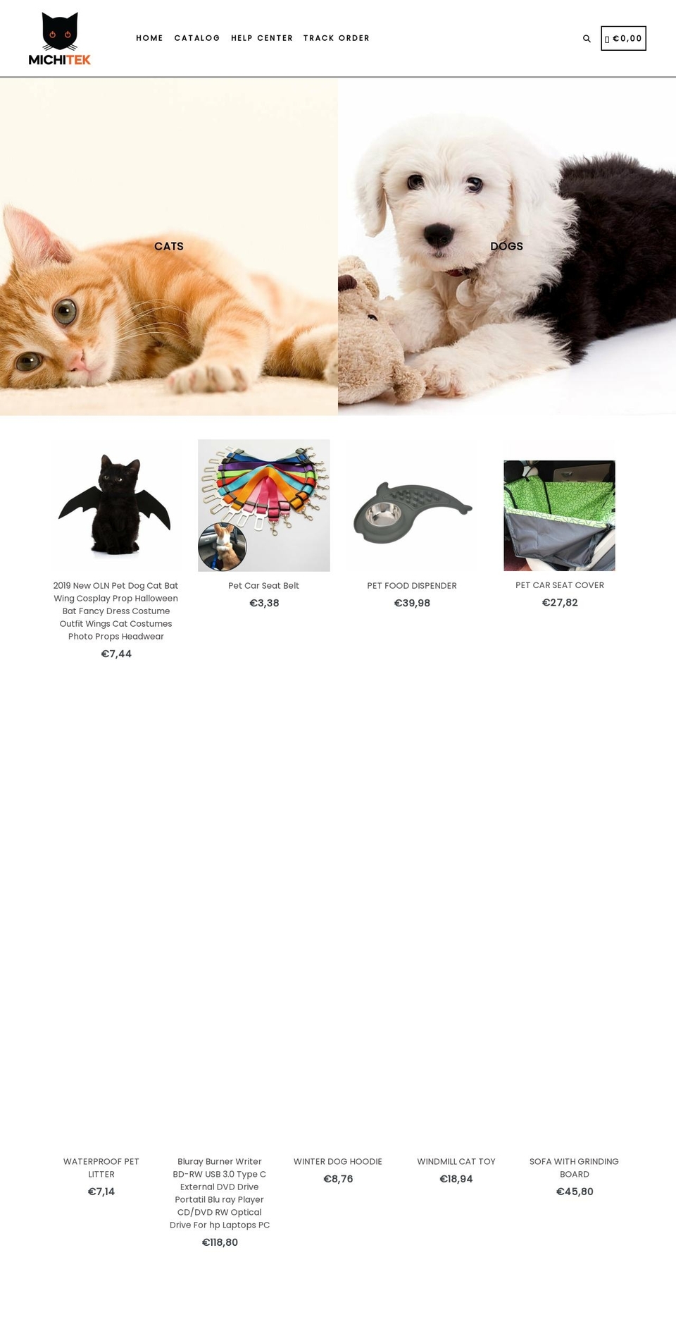 michitek.com shopify website screenshot