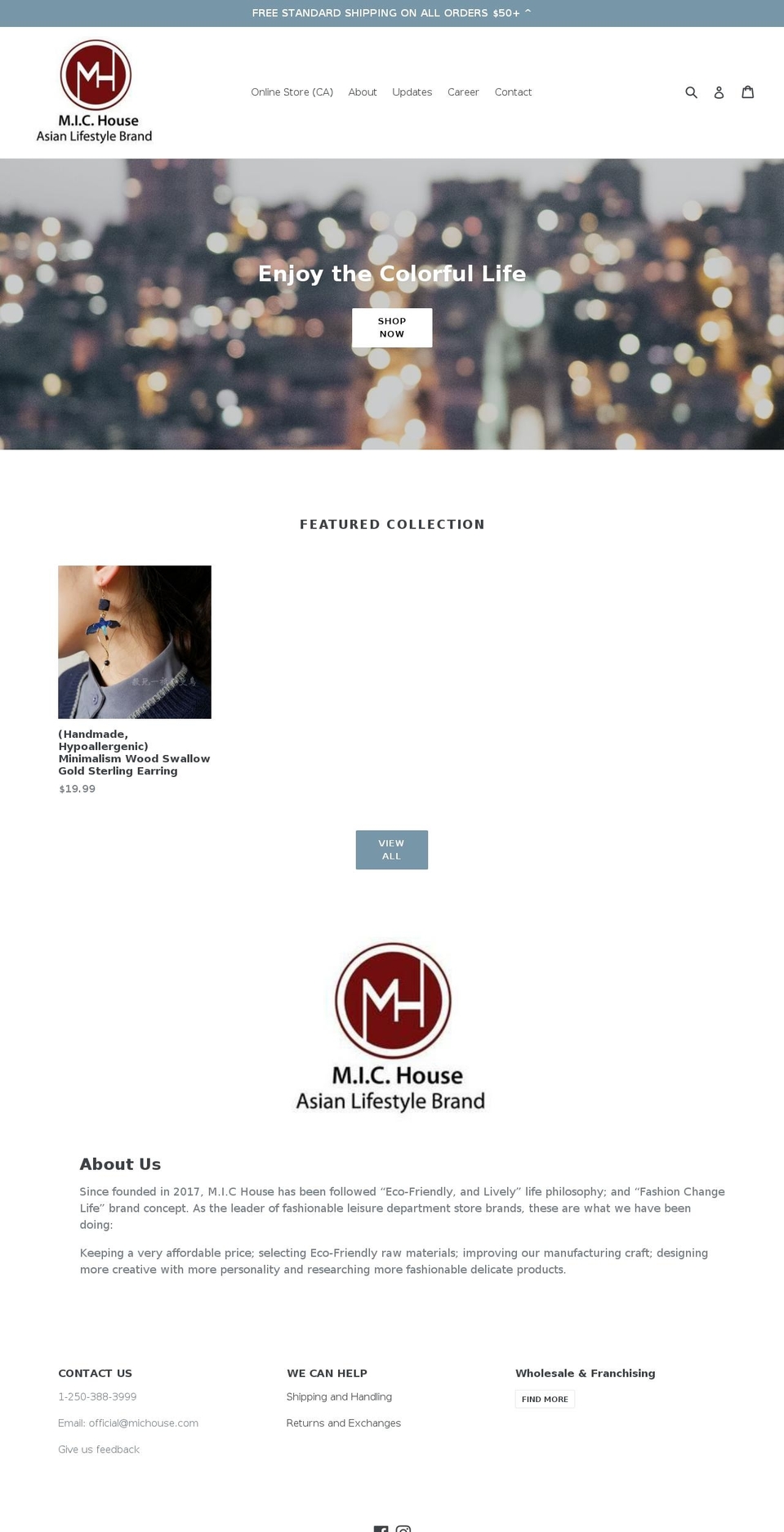 michouse.com — Shopify storefront screenshot