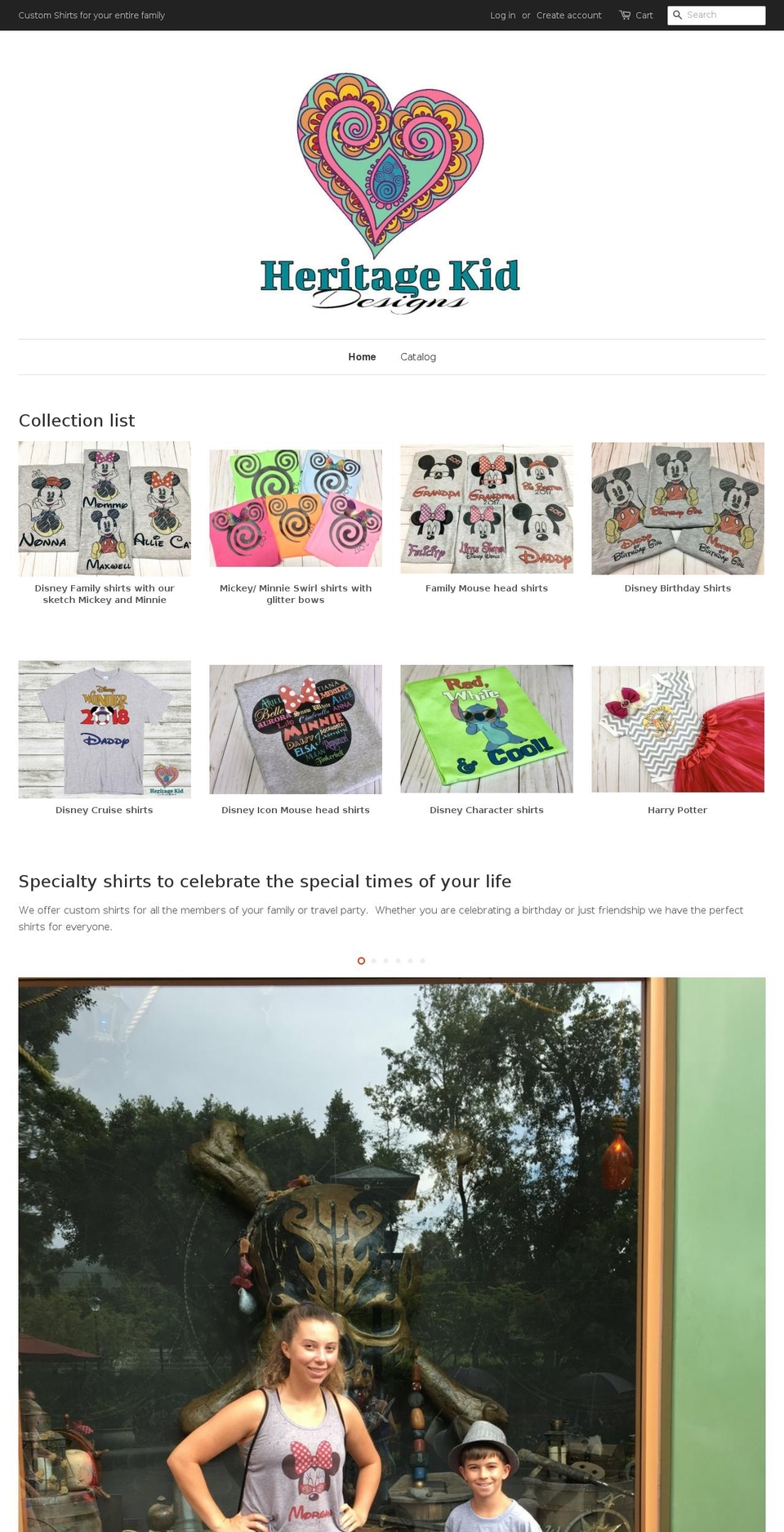 mickeyshirts.com — Shopify storefront screenshot