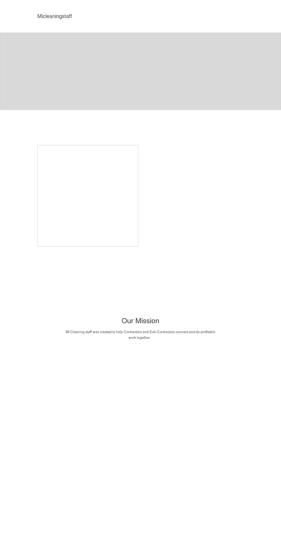 micleaningstaff.com shopify website screenshot