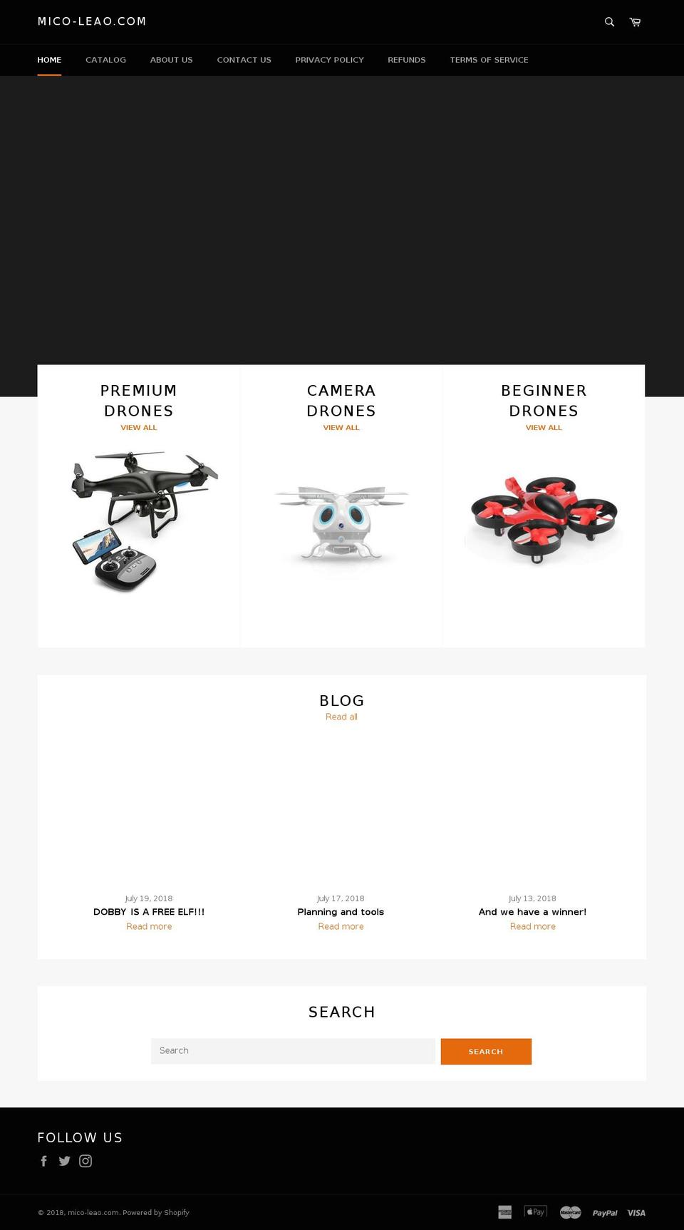 mico-leao.com — Shopify storefront screenshot