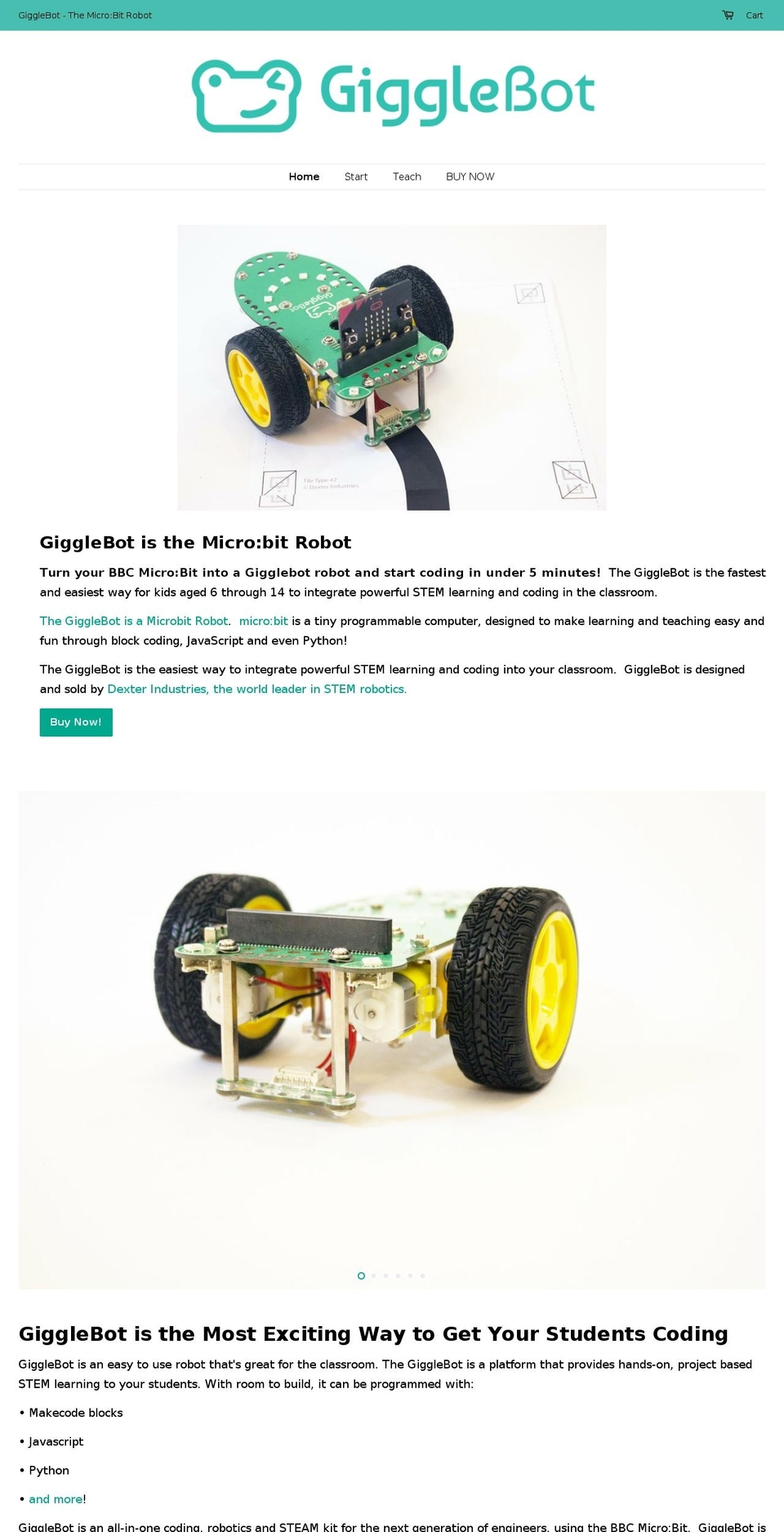 microbitrobots.com — Shopify storefront screenshot