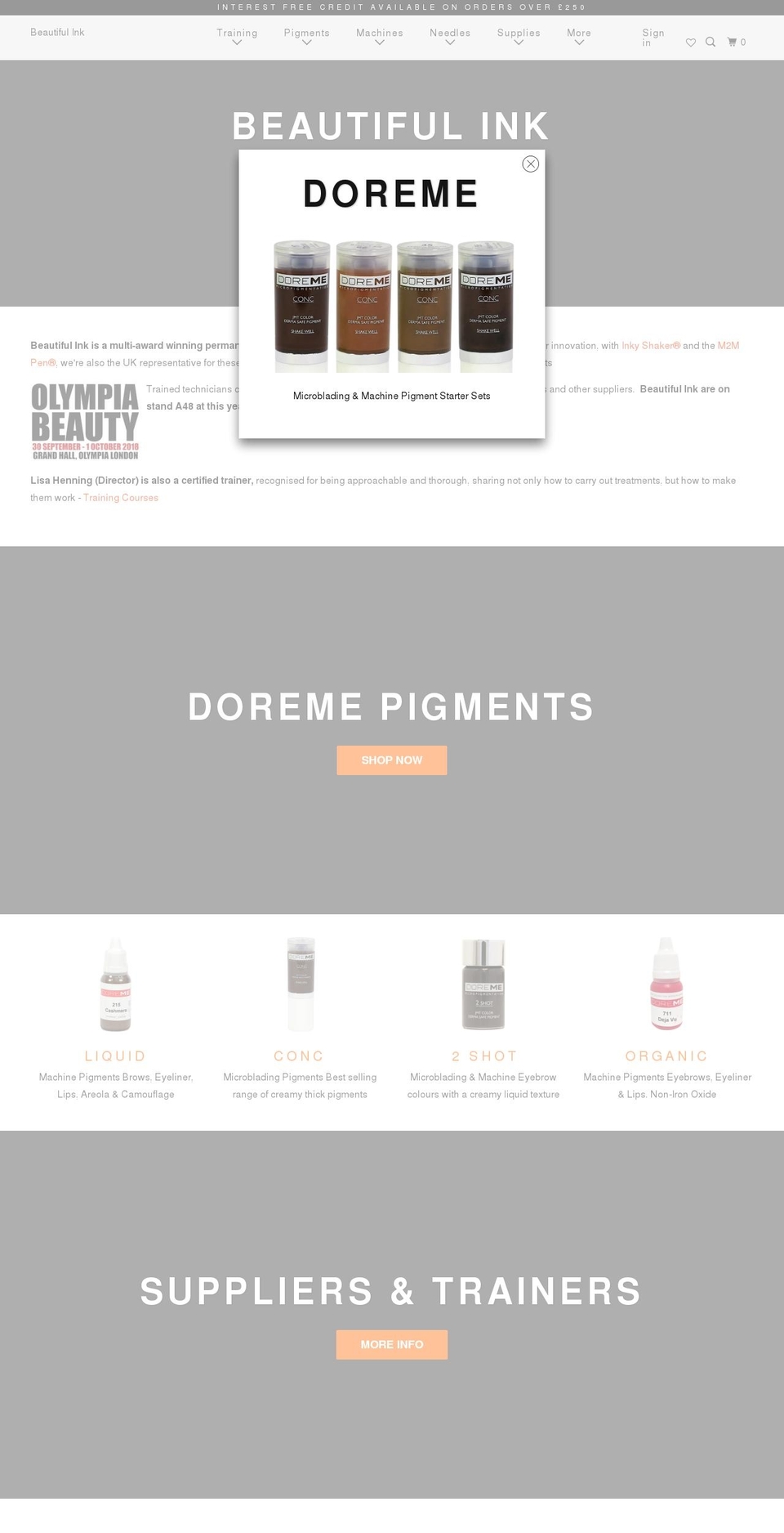 microblademachine.com — Shopify storefront screenshot