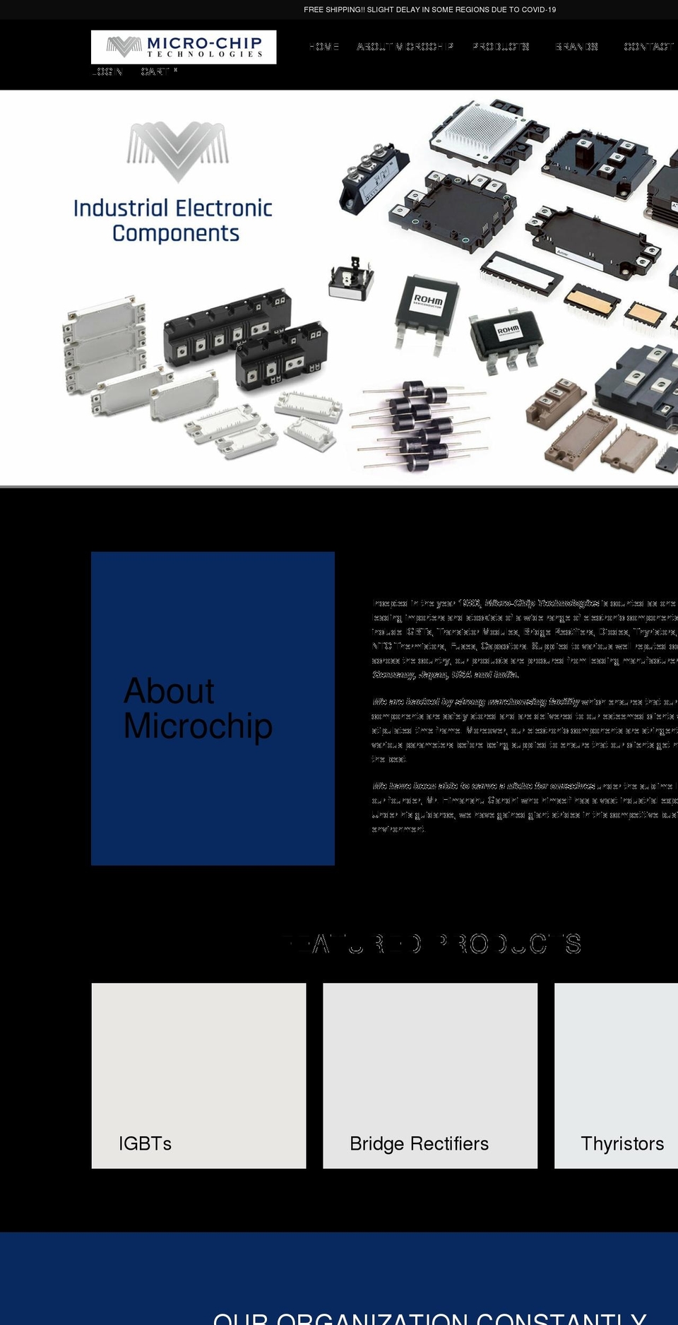 microchiptechno.com shopify website screenshot