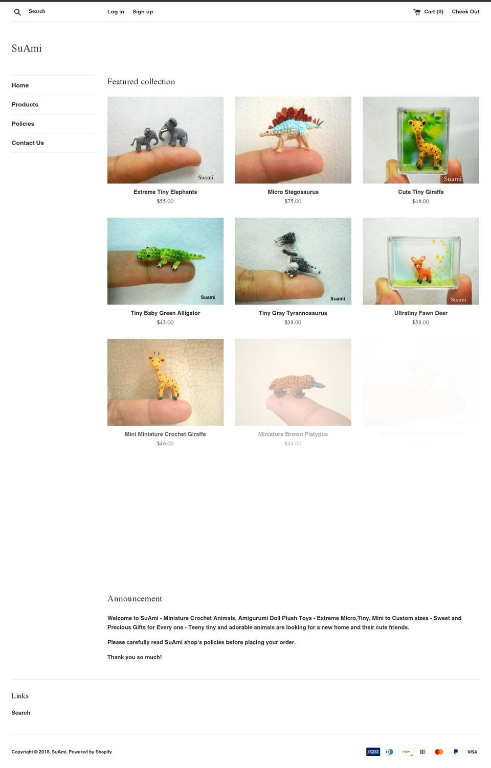 microcrochet.com — Shopify storefront screenshot
