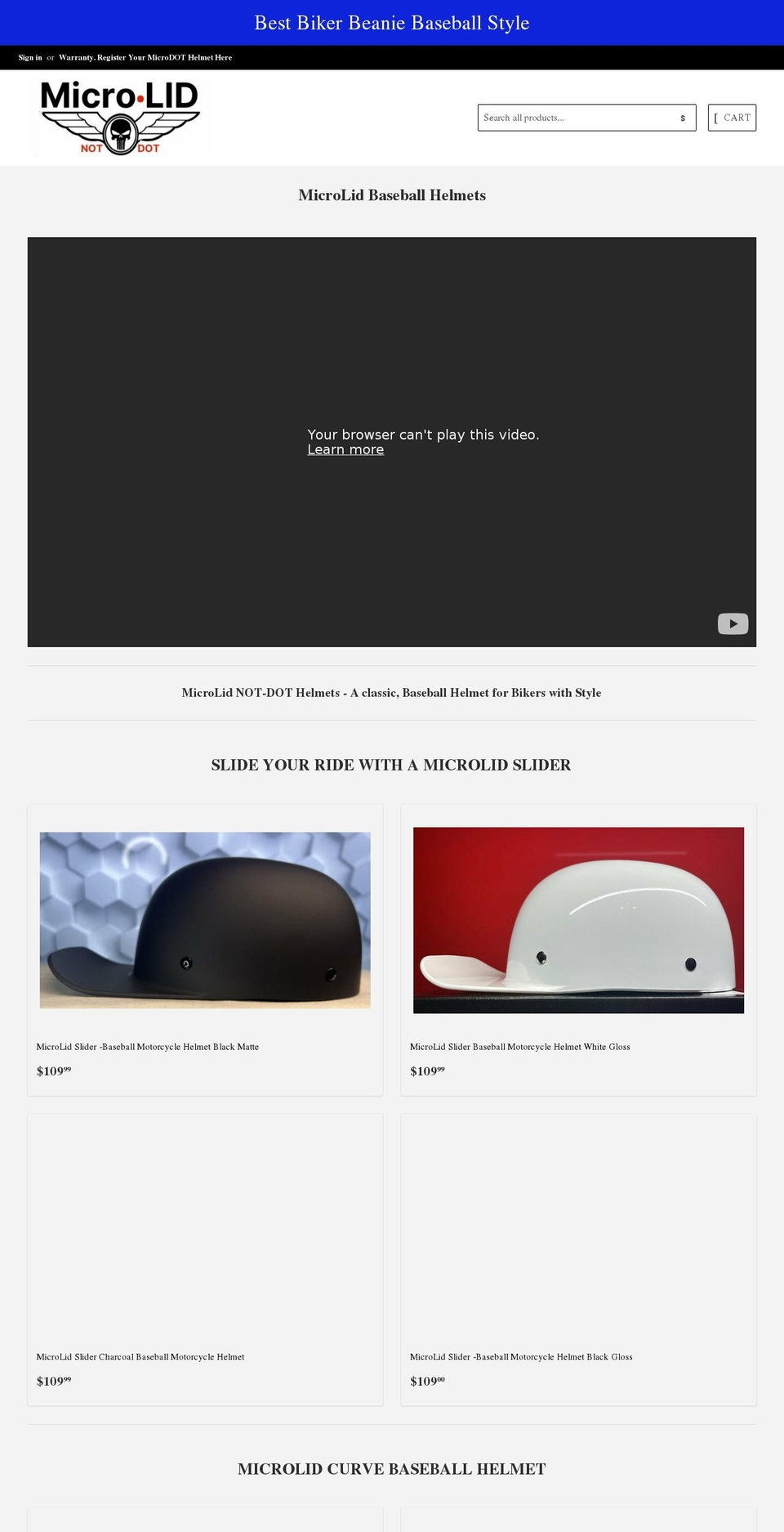 microlid.com shopify website screenshot