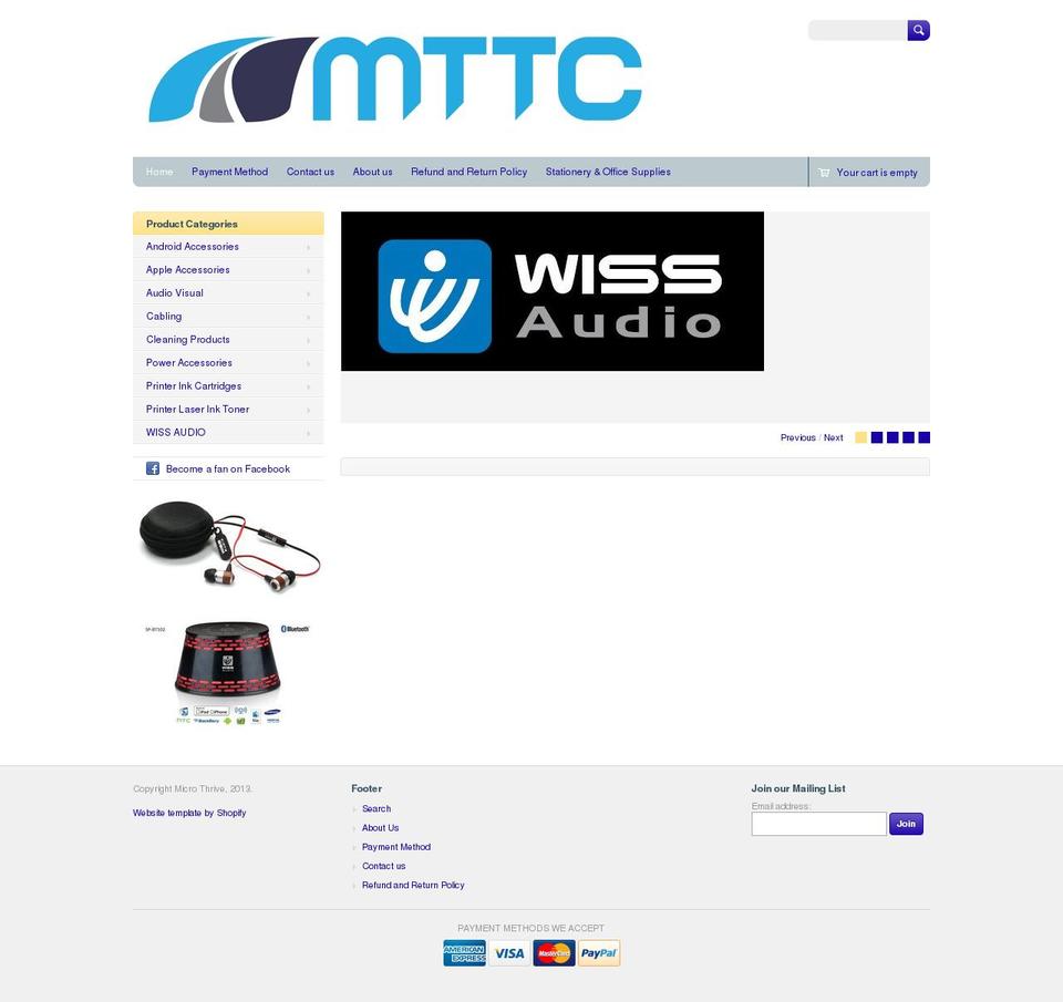 microthrive.com.au shopify website screenshot