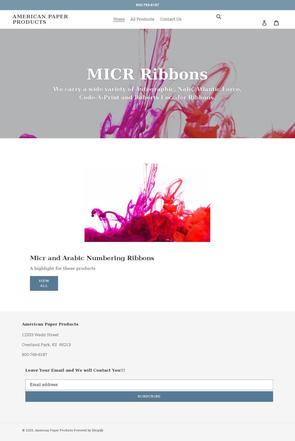 micrribbons.com shopify website screenshot