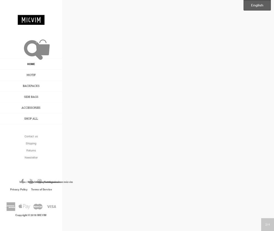 micvim.com — Shopify storefront screenshot