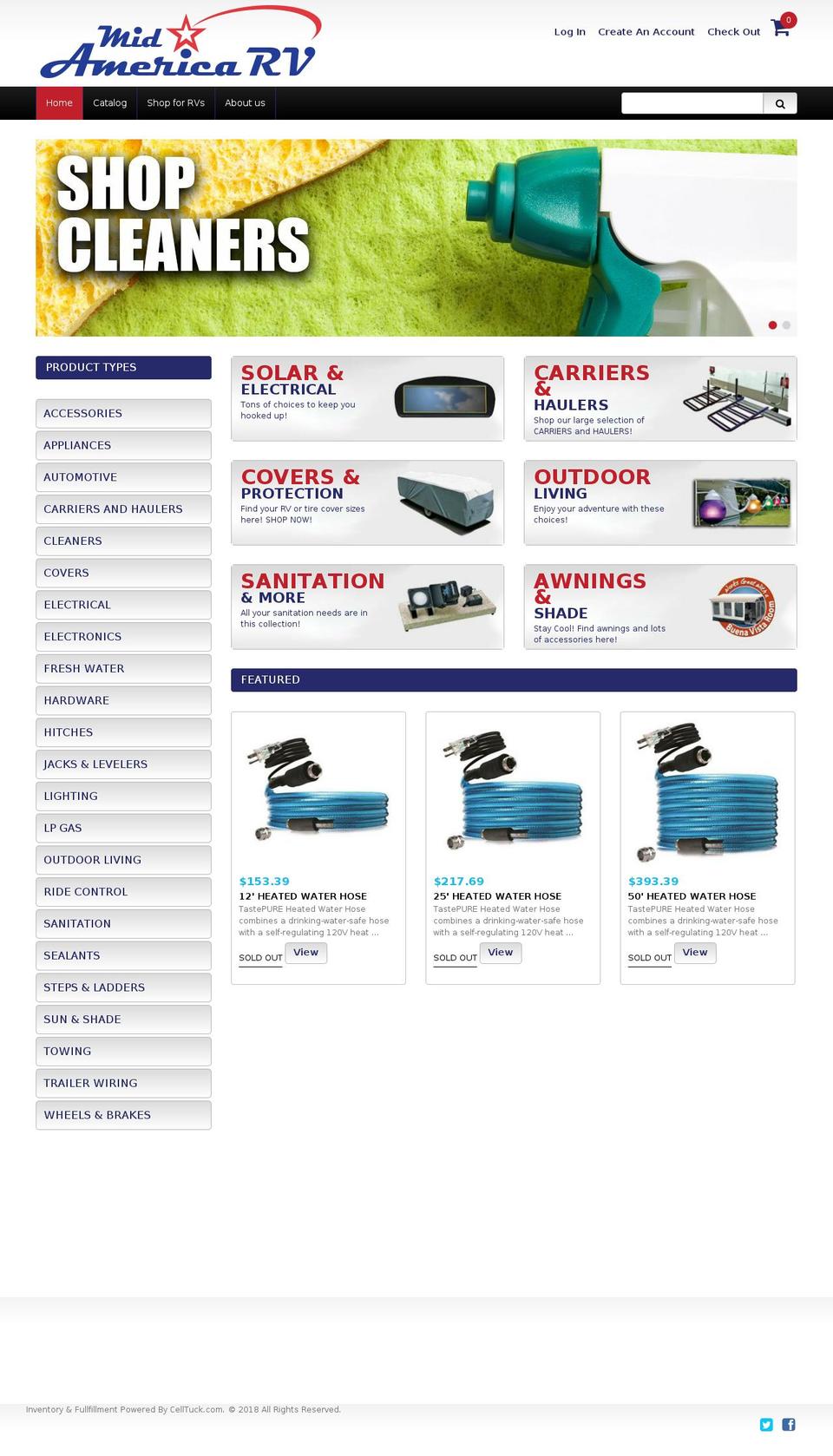 celltuck-2 Shopify theme site example midamericarvparts.com