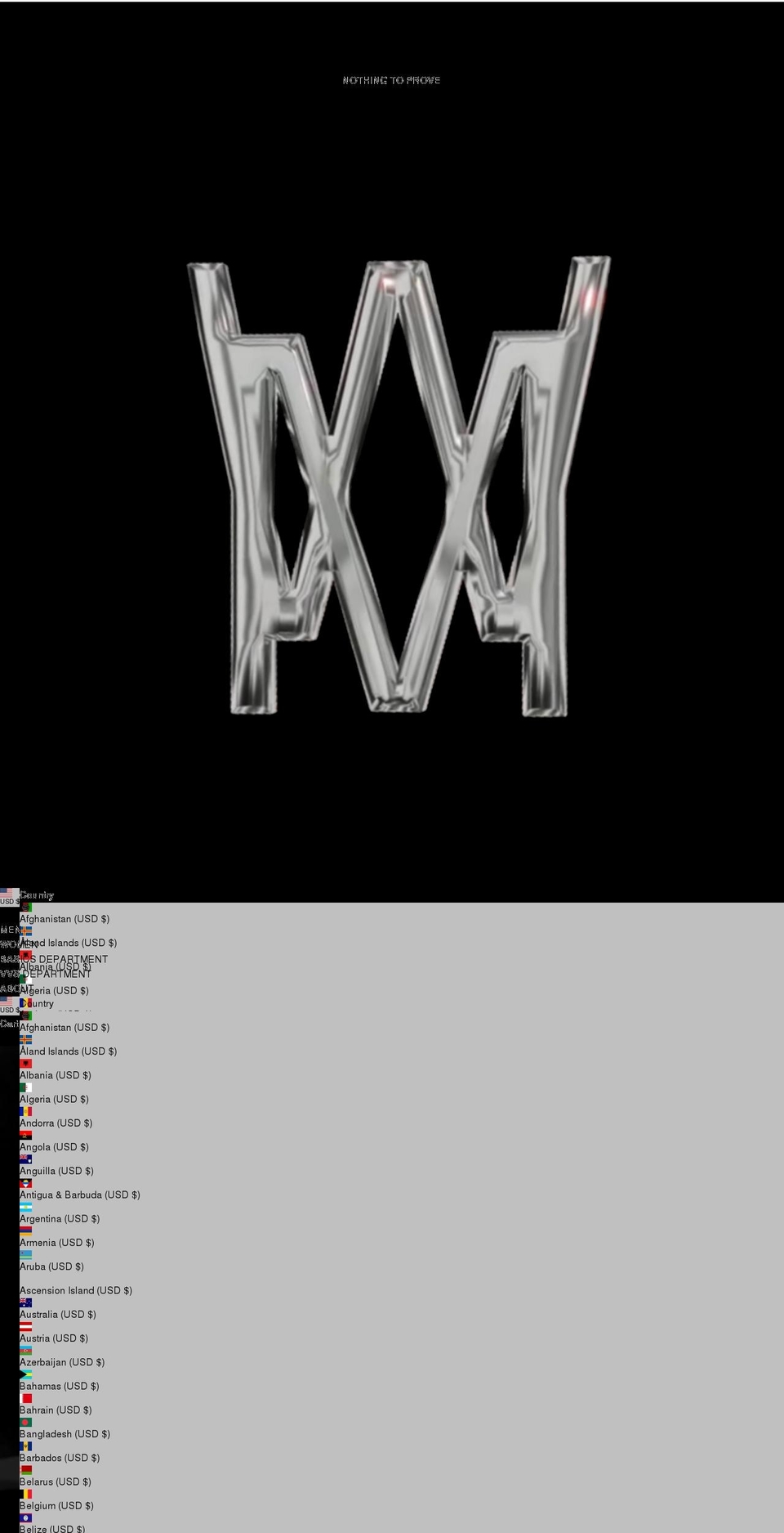 midaonyc.com shopify website screenshot