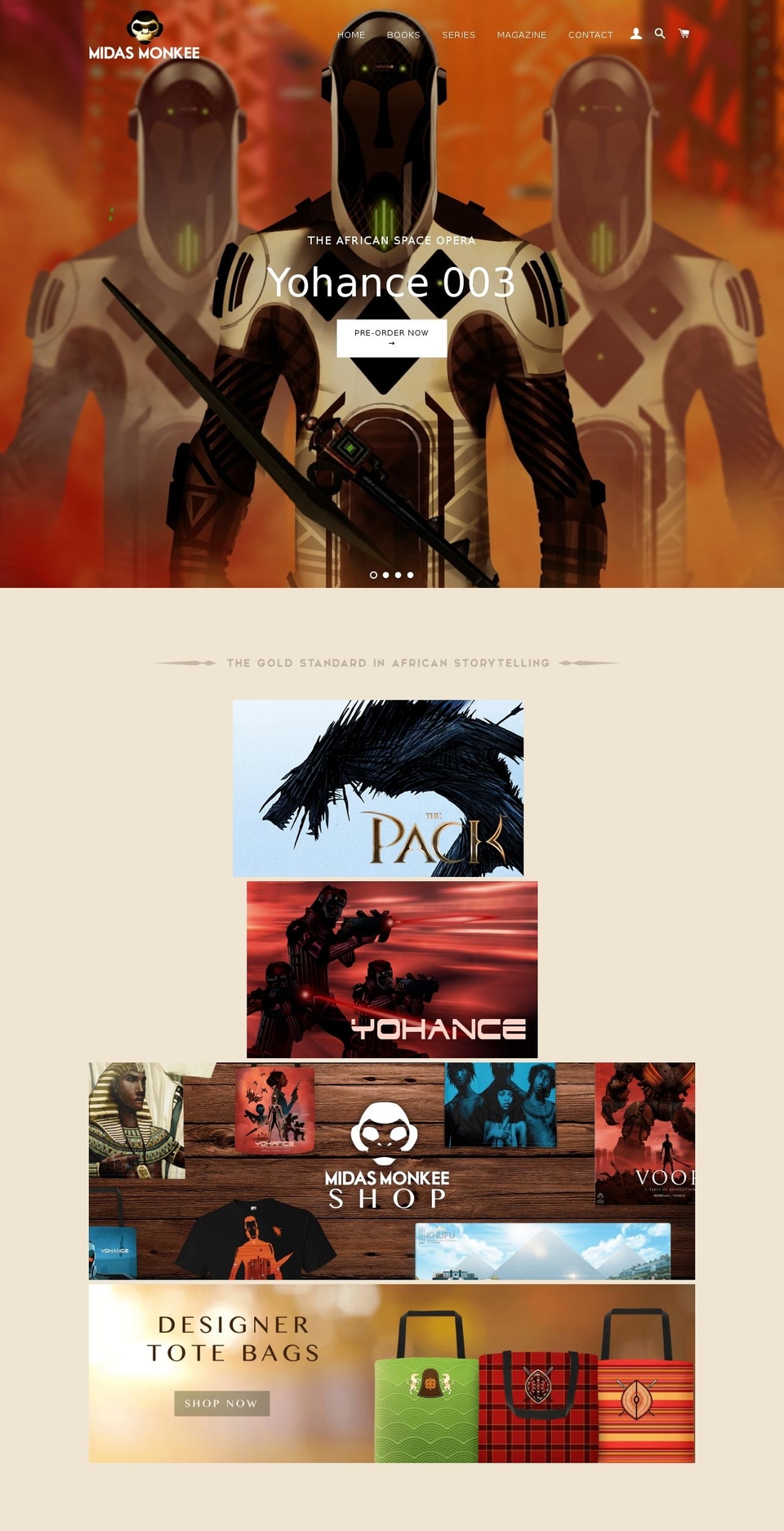 midasmonkee.com shopify website screenshot