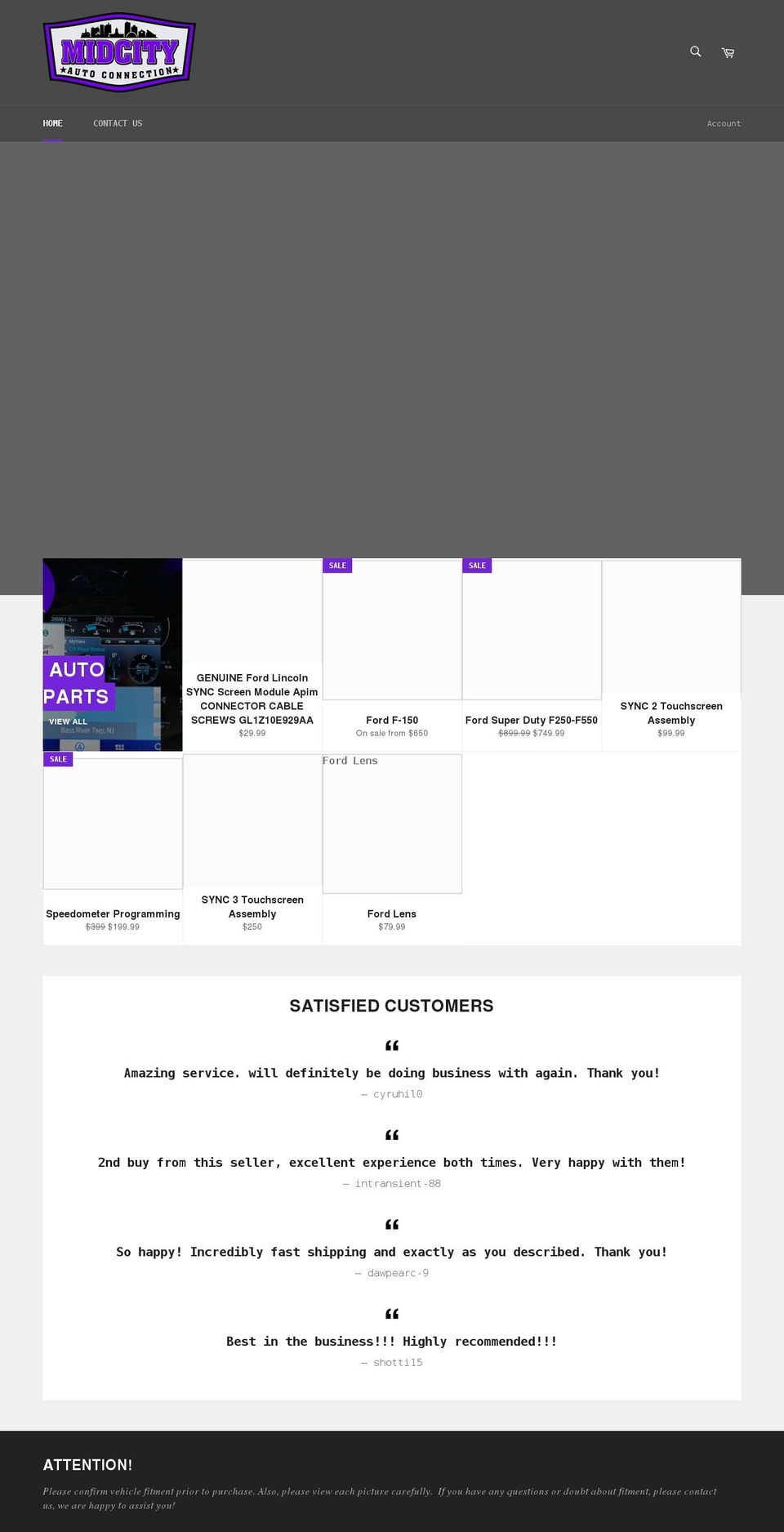 midcityconnect.com shopify website screenshot