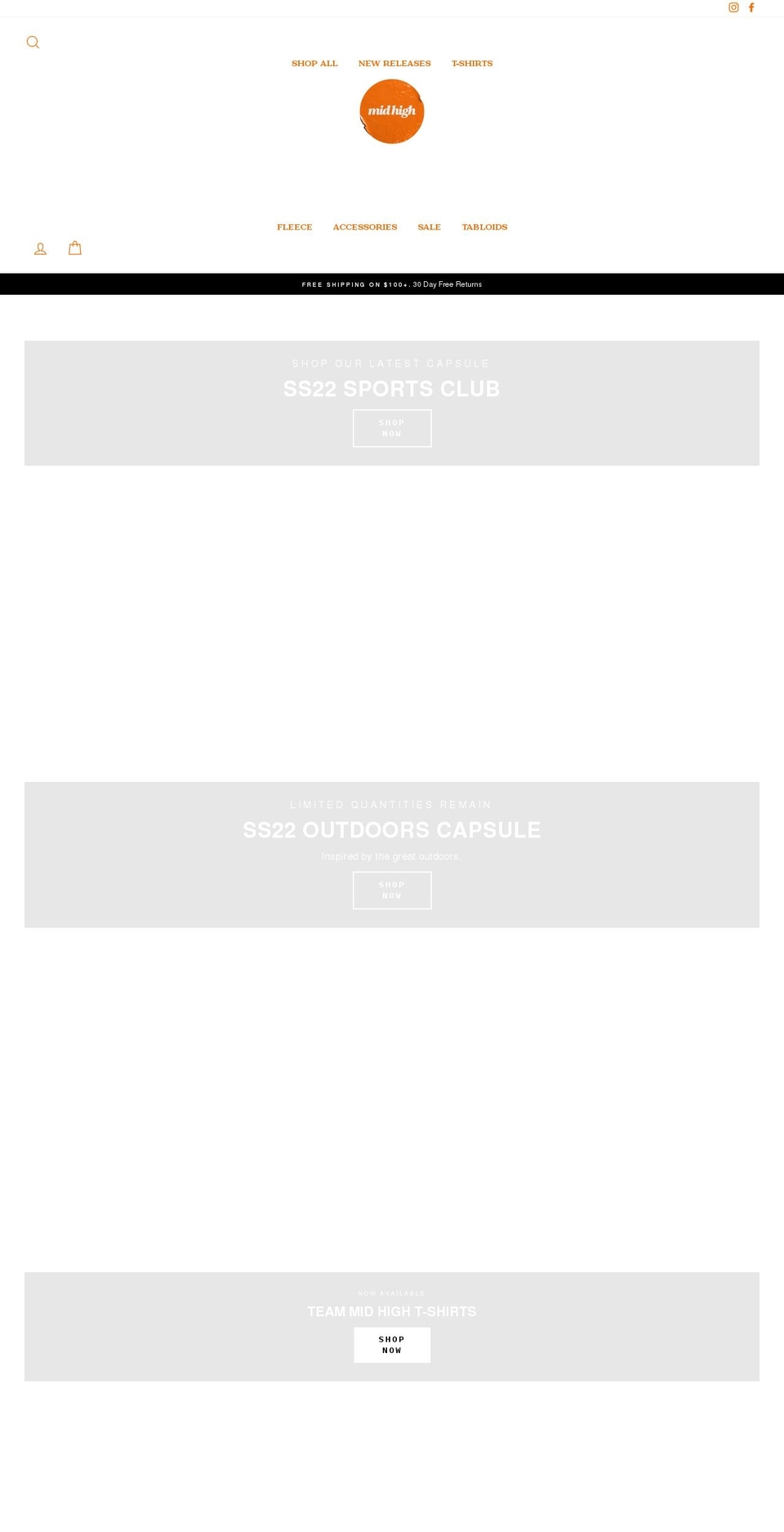 midhighmarket.com shopify website screenshot