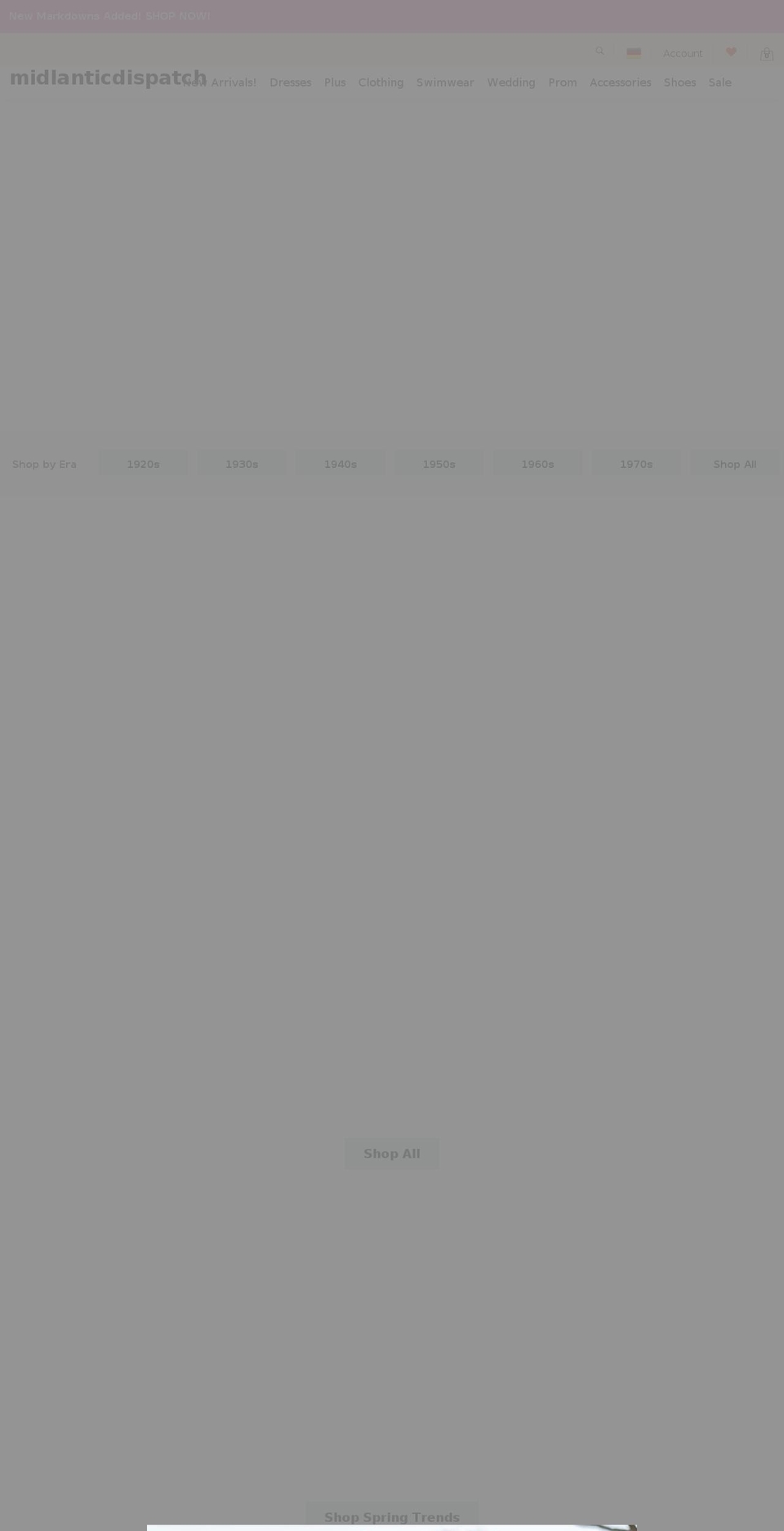 midlanticdispatch.com shopify website screenshot
