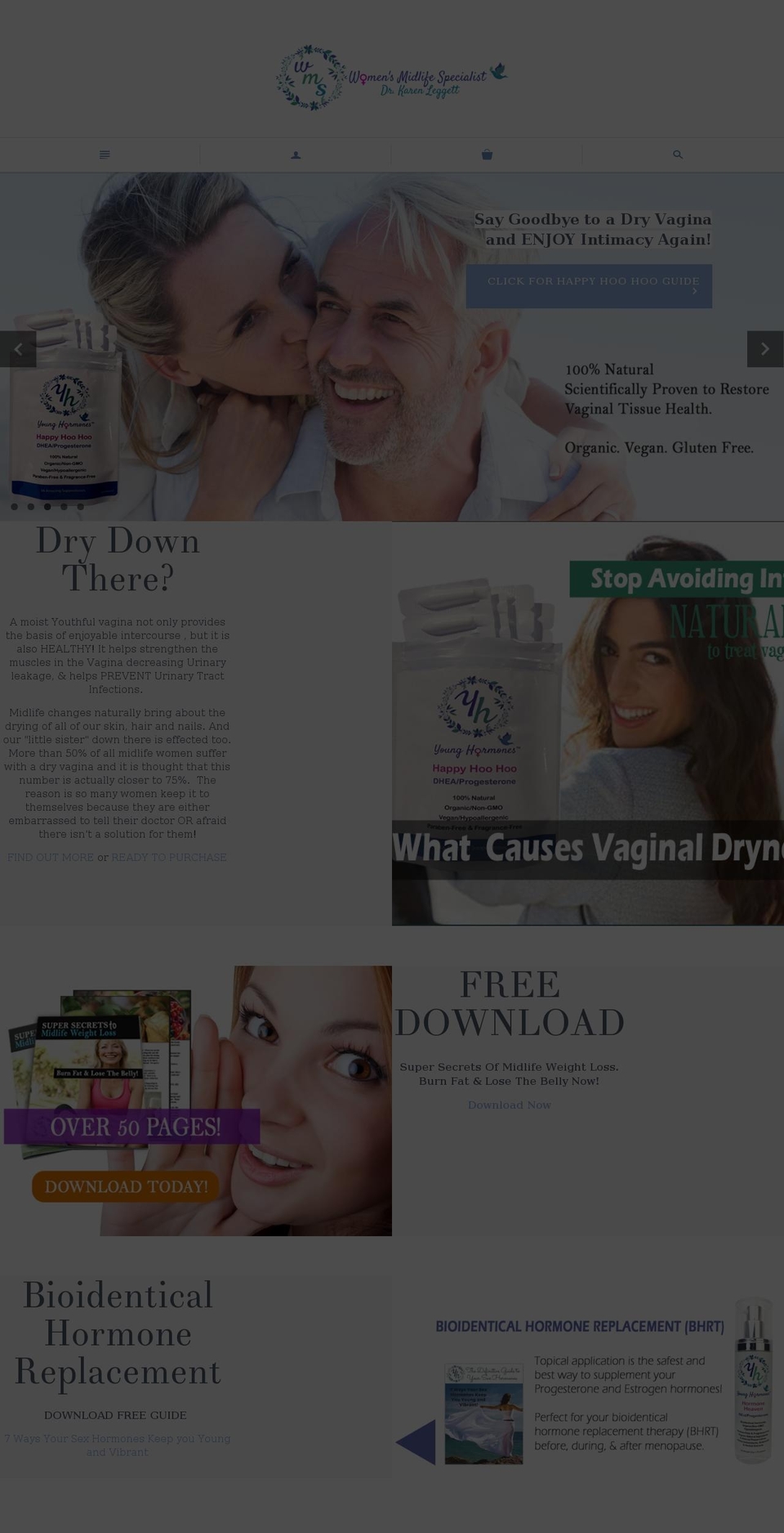 midlifespecialist.com — Shopify storefront screenshot