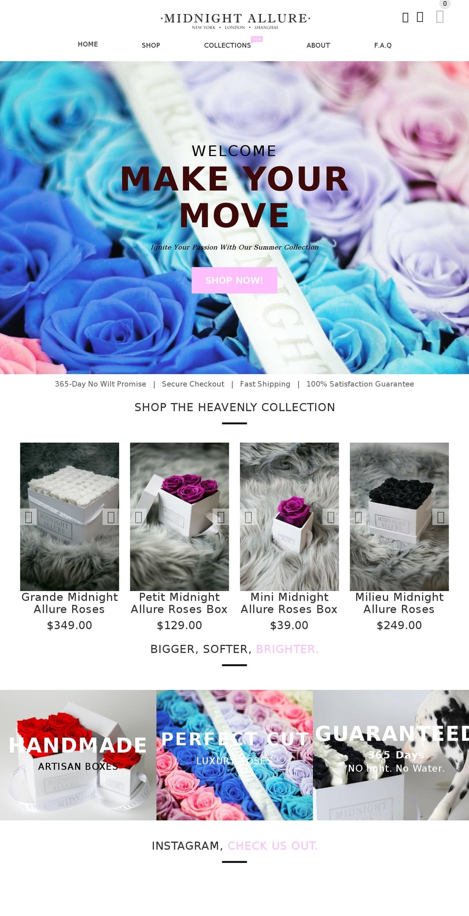 midnightallure.com — Shopify storefront screenshot