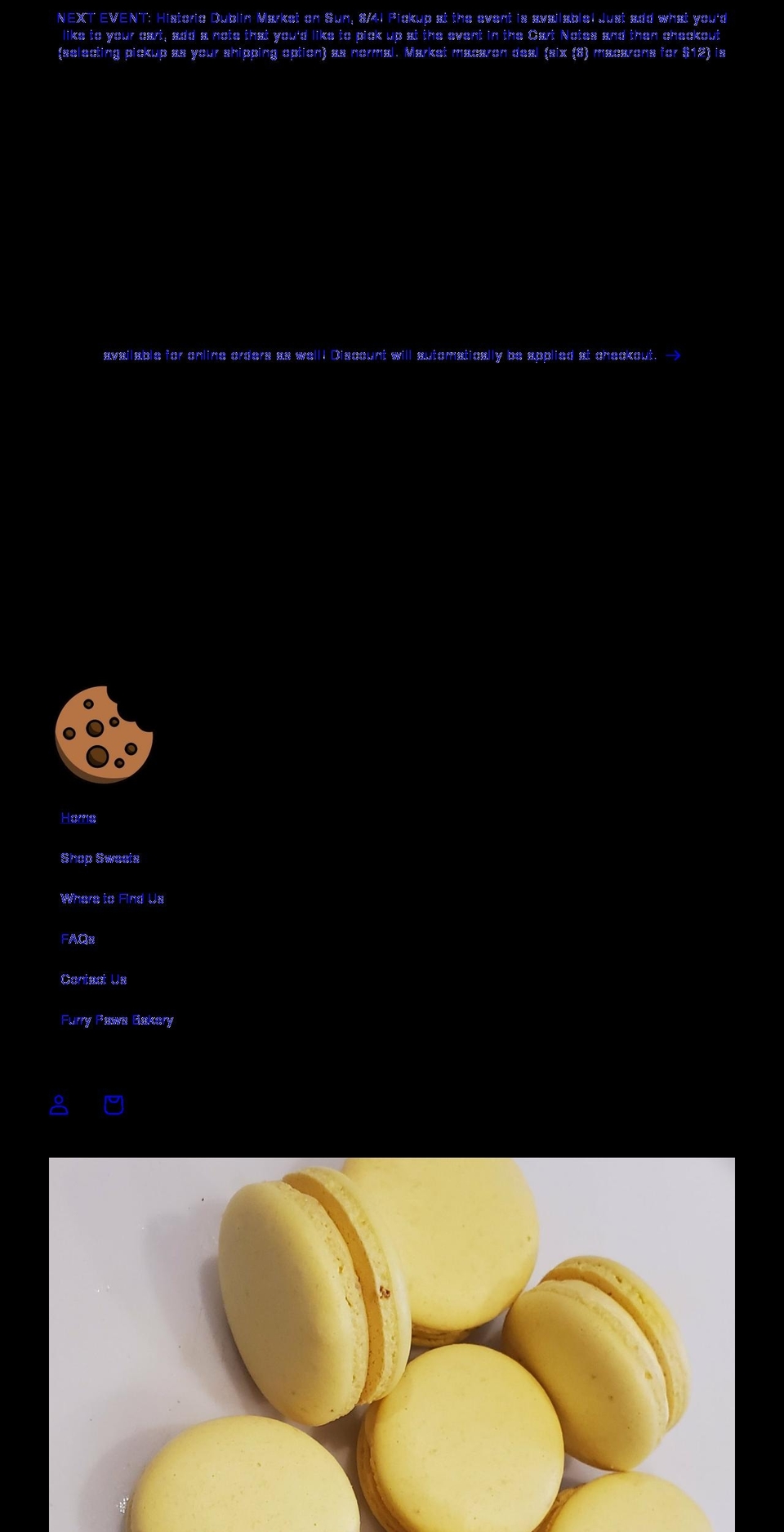 midnightbaker.net shopify website screenshot