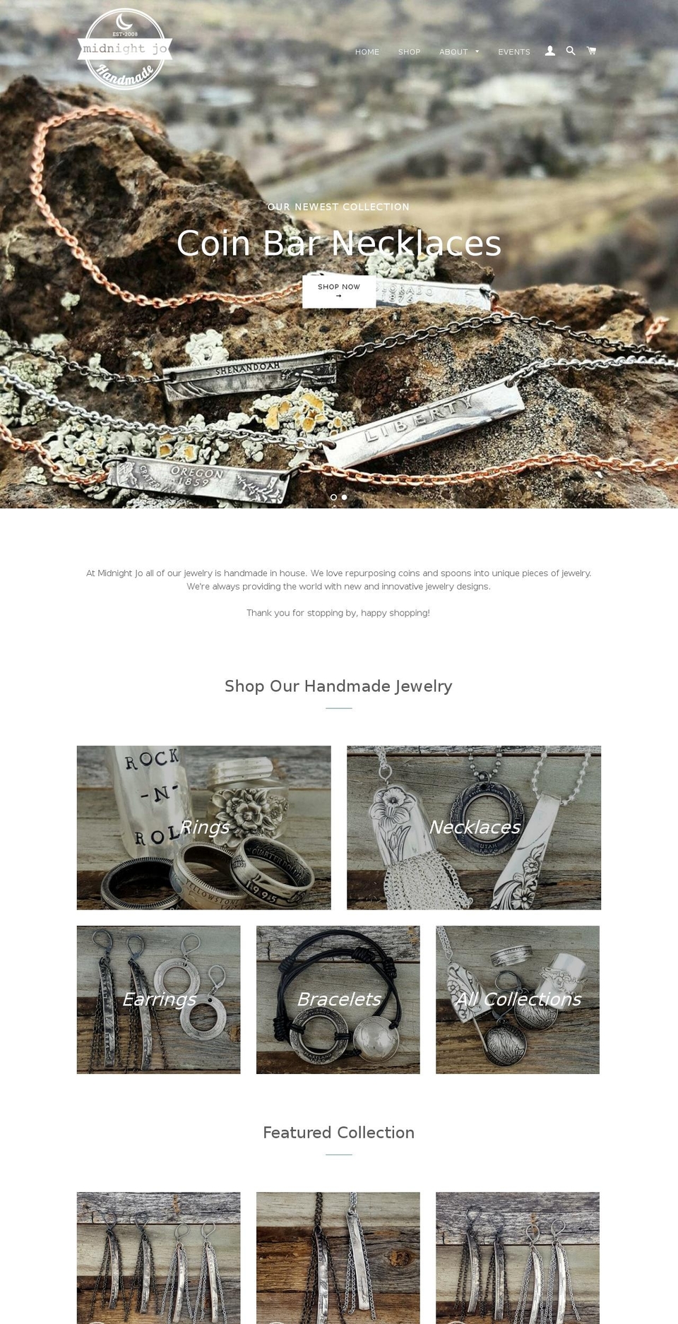 midnightjo.com shopify website screenshot