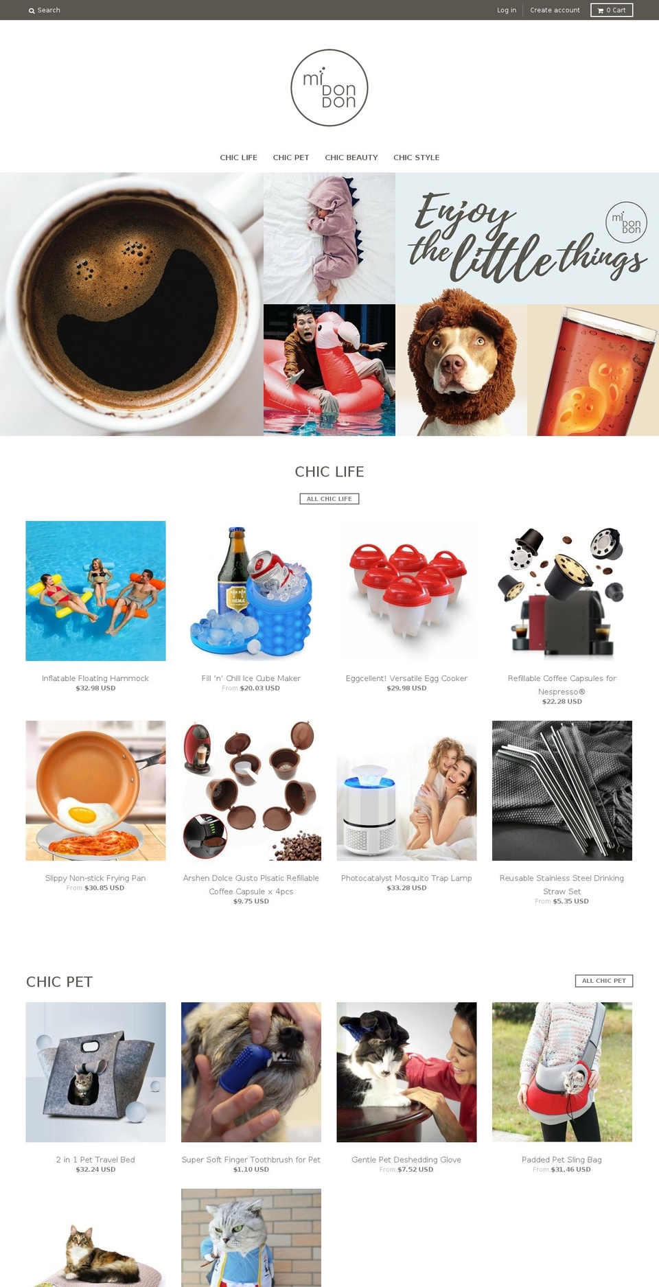 midondon.com shopify website screenshot