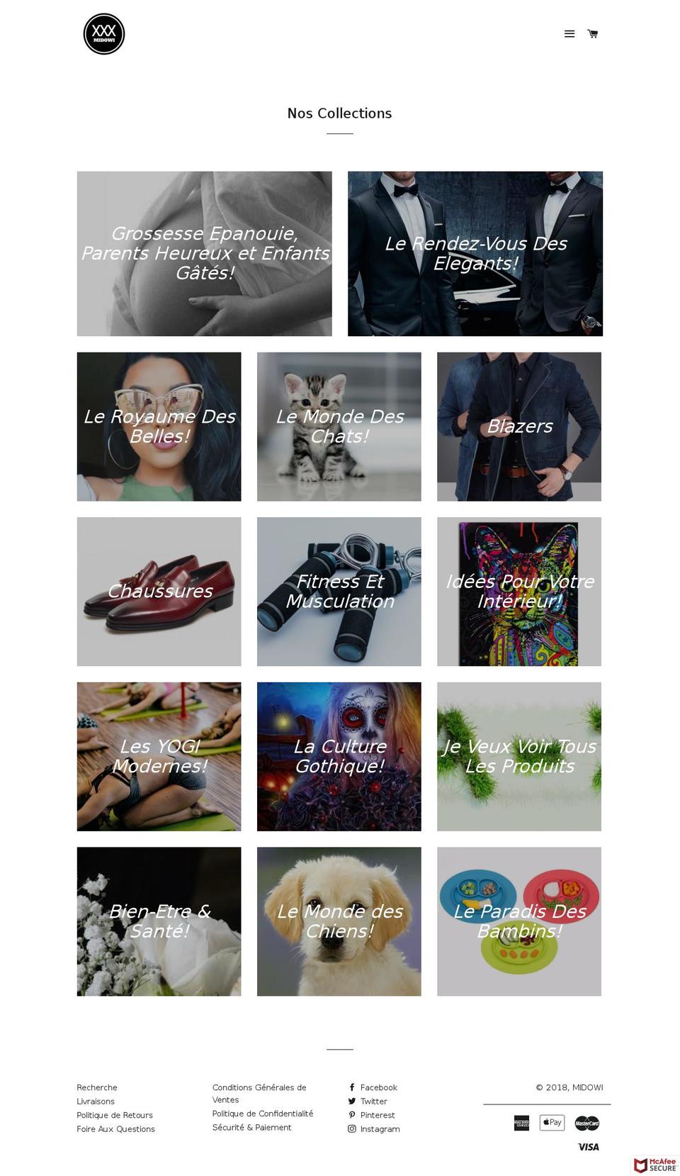 midowi.com — Shopify storefront screenshot