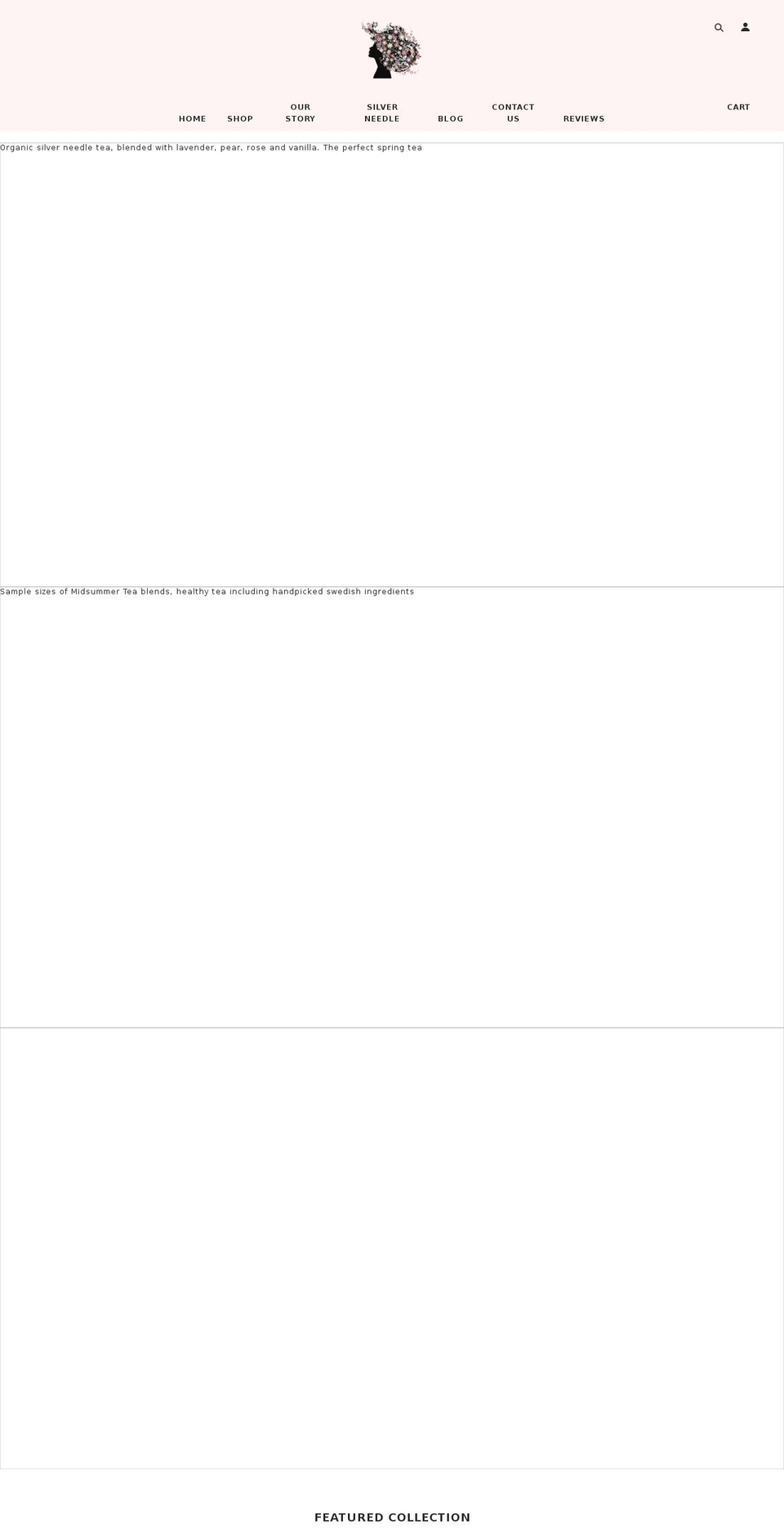 midsummertea.com shopify website screenshot