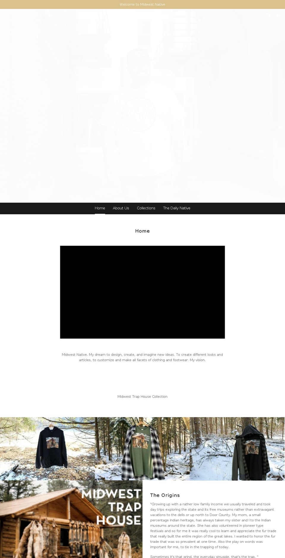 midwest-native.com — Shopify storefront screenshot