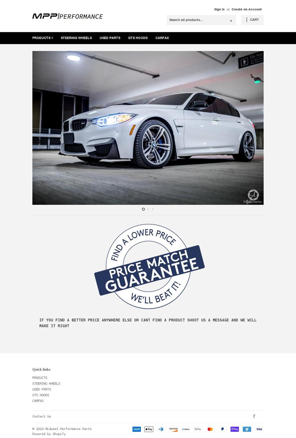 midwest-pp.com shopify website screenshot