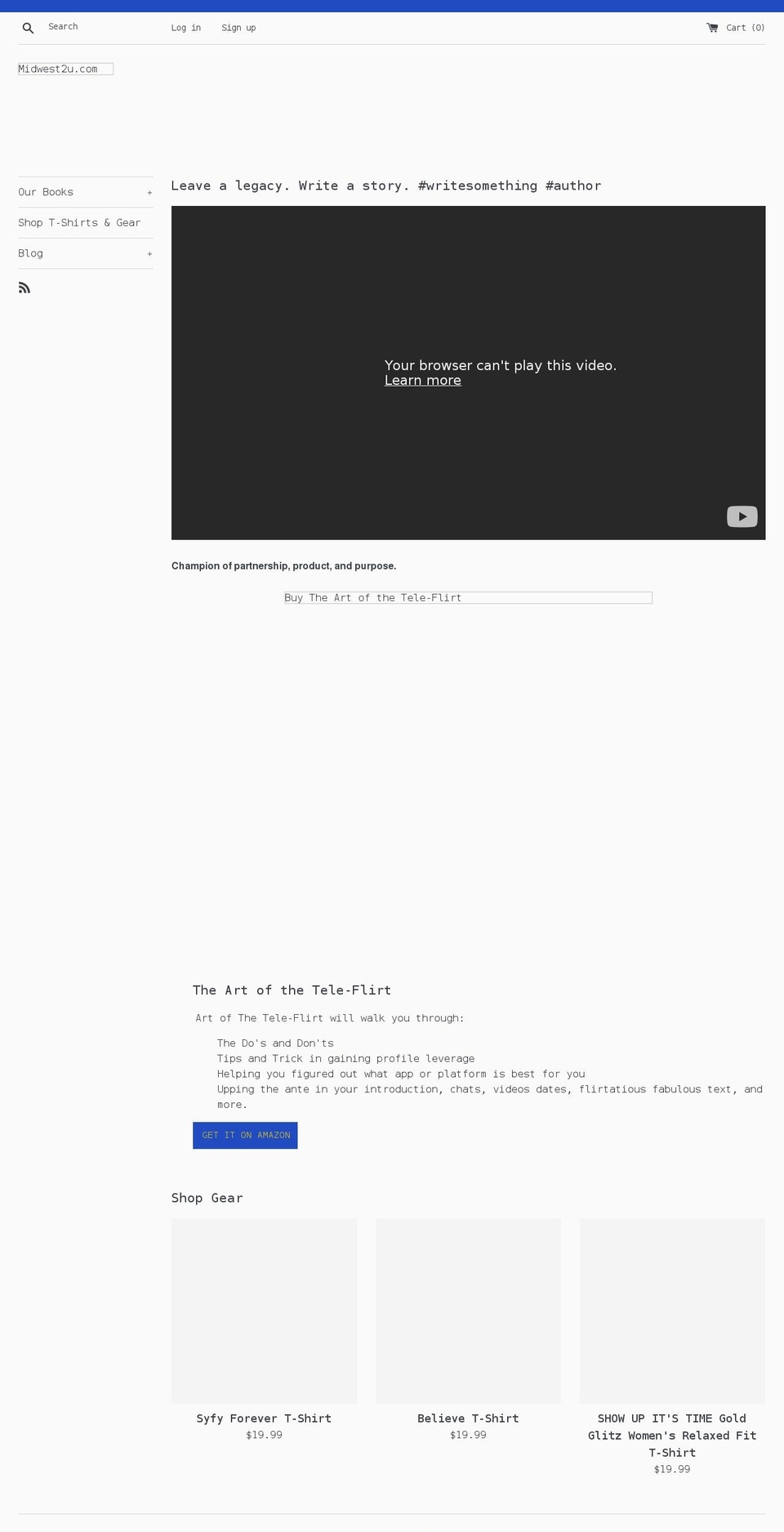 midwest2u.com — Shopify storefront screenshot