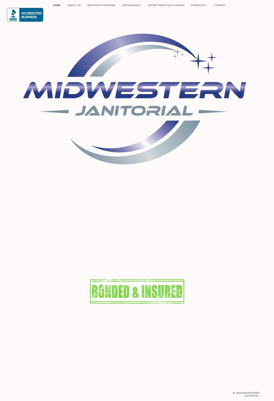 midwesternjanitorial.com — Shopify storefront screenshot