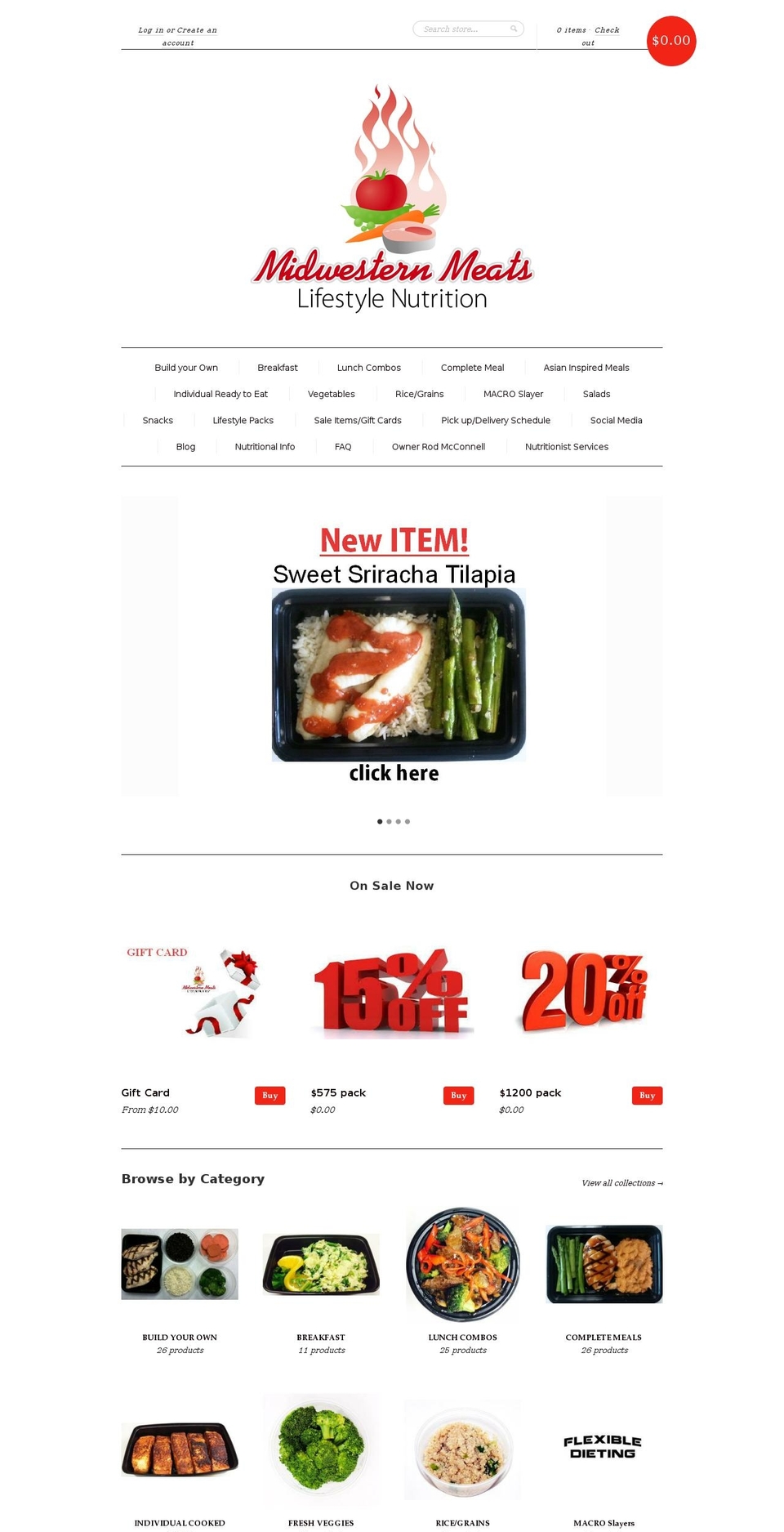 midwesternmeatsfitness.com shopify website screenshot