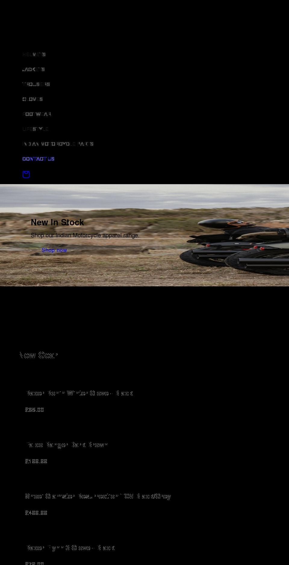 midwestmotoshop.co.uk shopify website screenshot