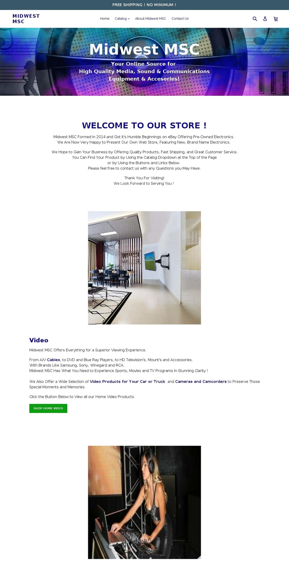 midwestmsc.com — Shopify storefront screenshot