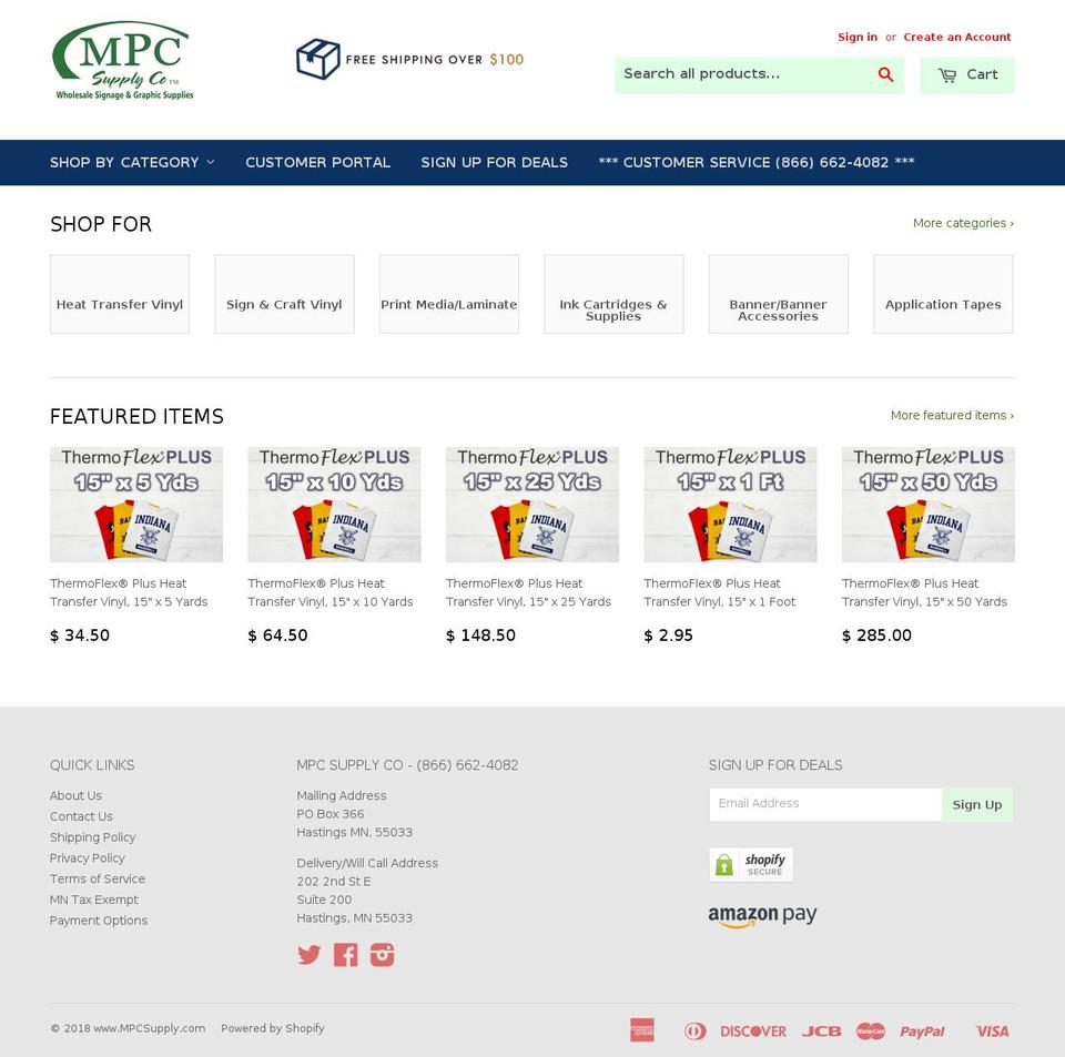 midwestprodco.com — Shopify storefront screenshot