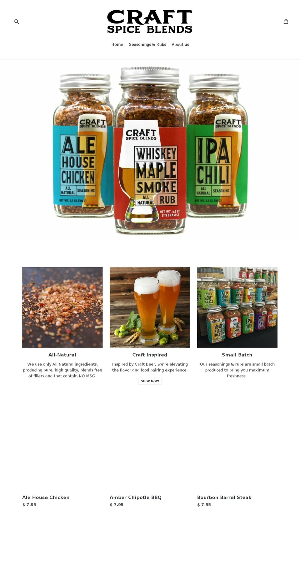 midwestspices.com — Shopify storefront screenshot