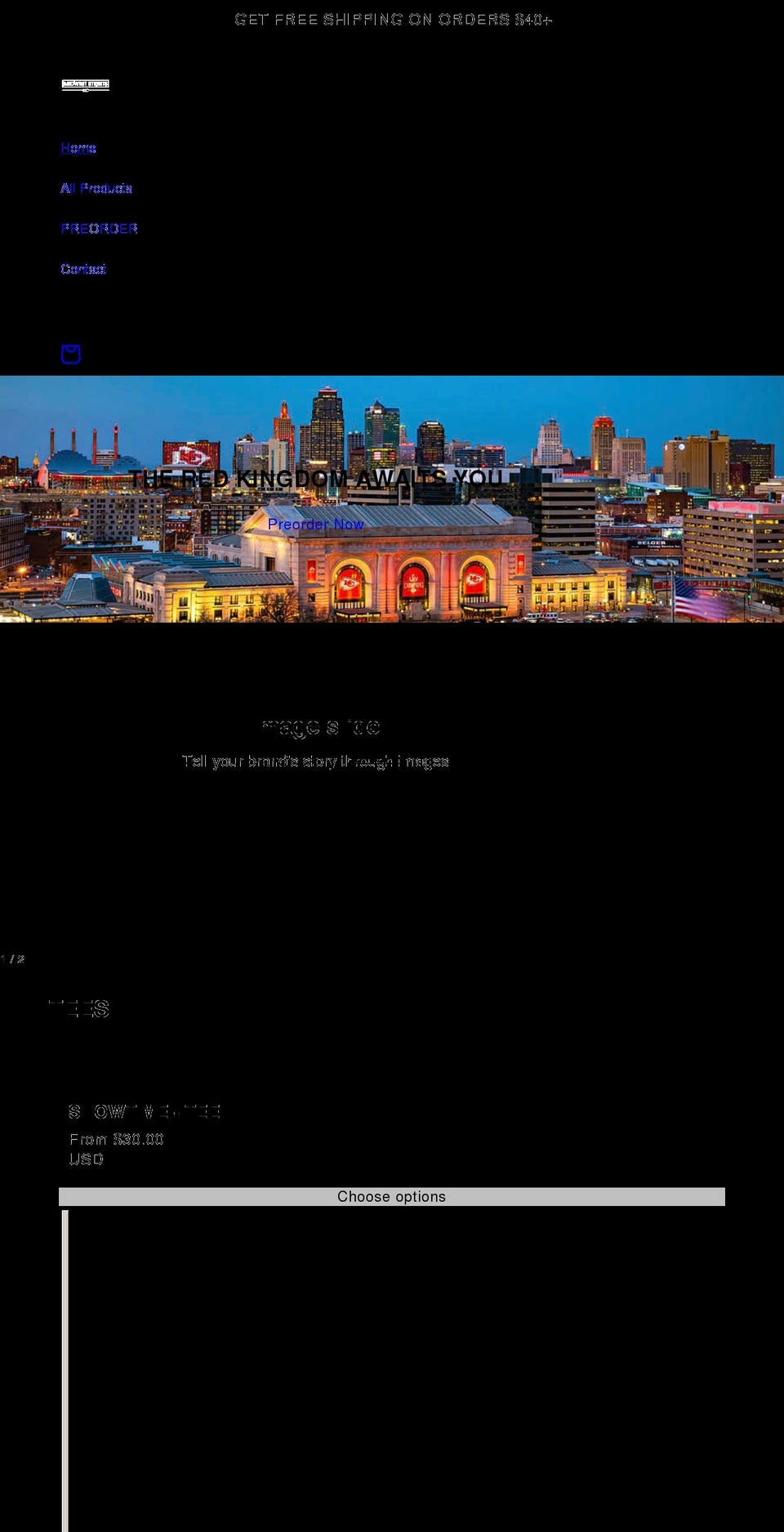 midweststreets.com shopify website screenshot