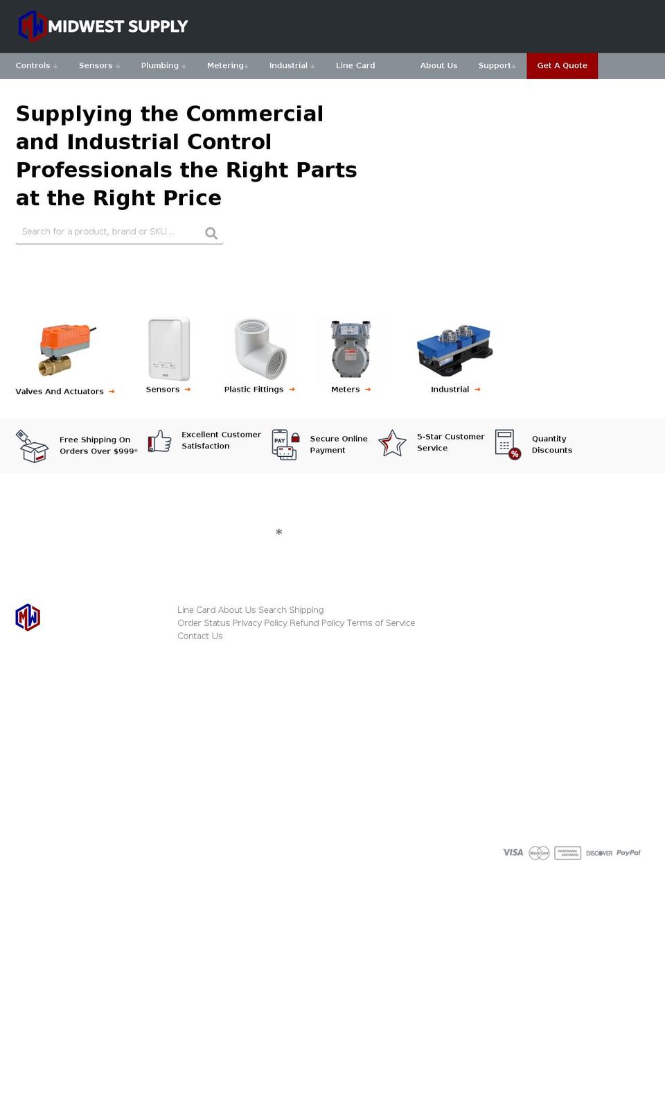 midwestsupplyus.com shopify website screenshot