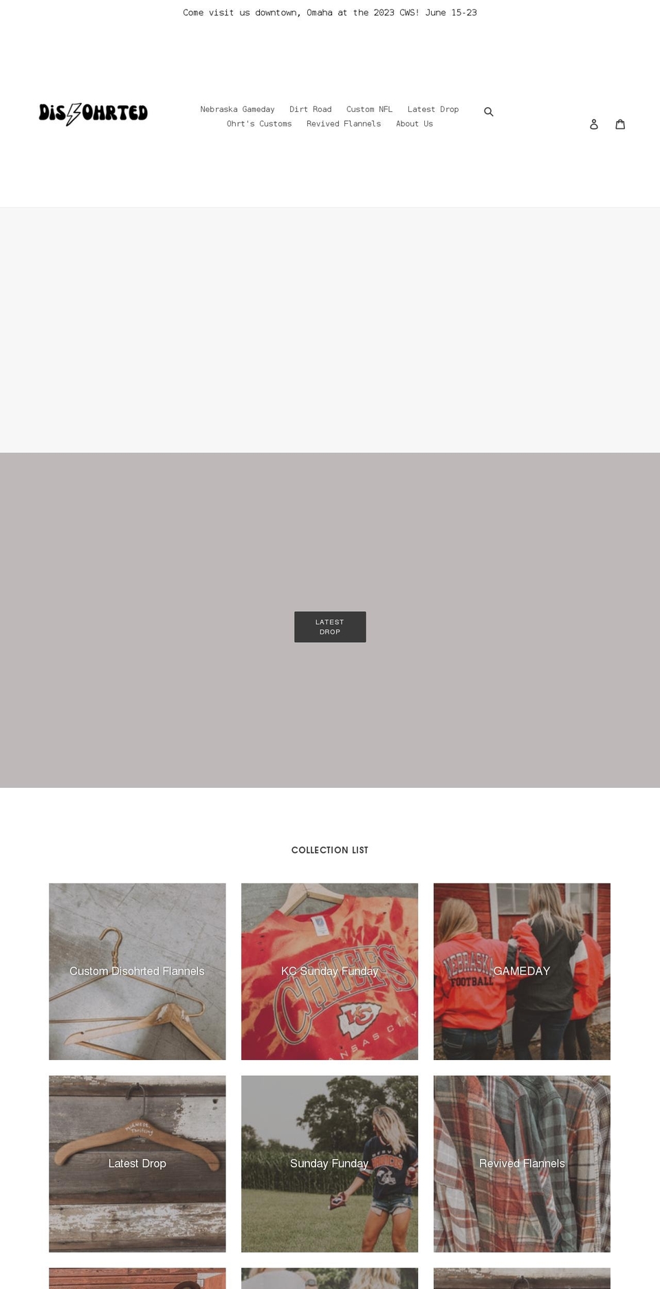 midwestthrifting.com shopify website screenshot