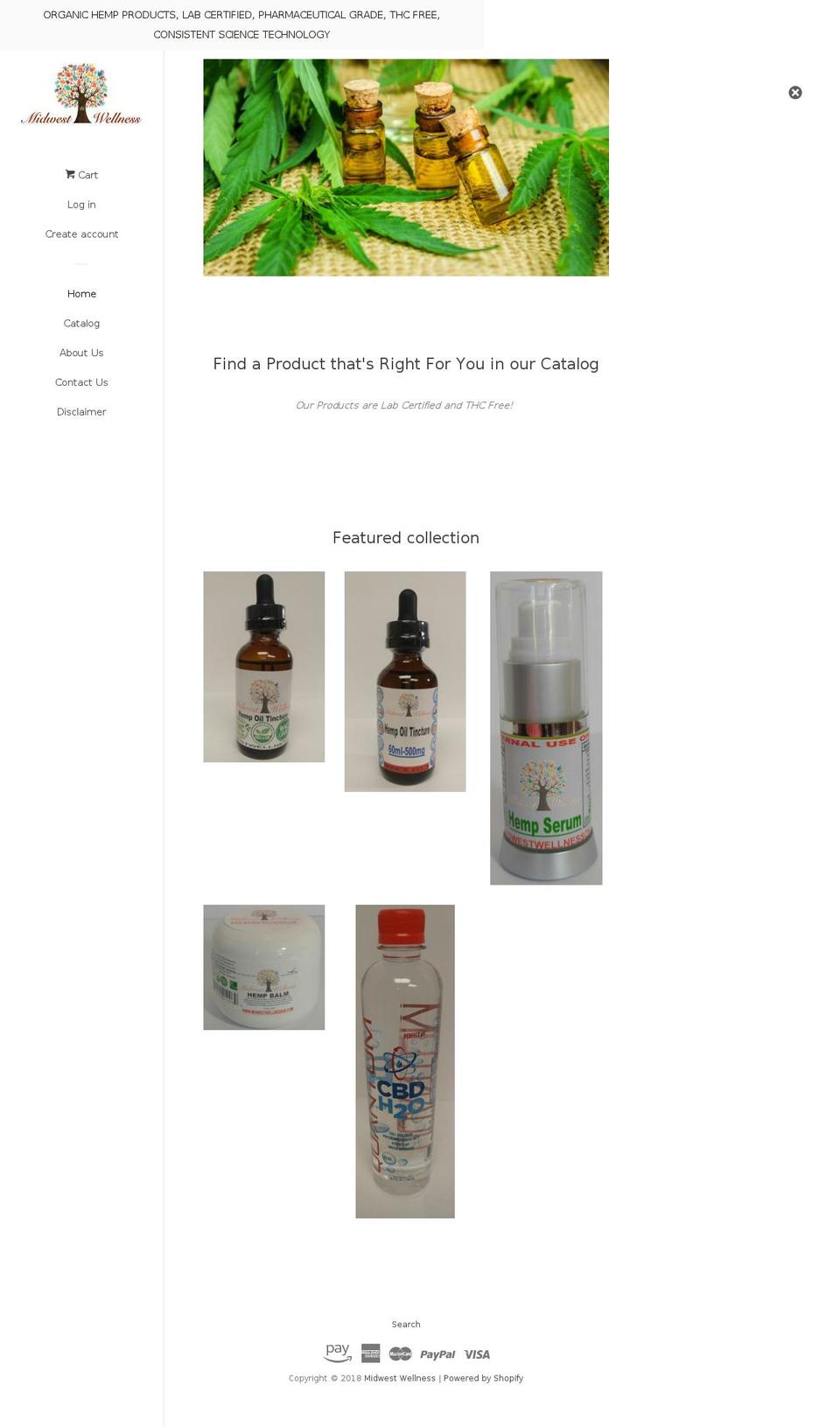 midwestwellnessok.com — Shopify storefront screenshot